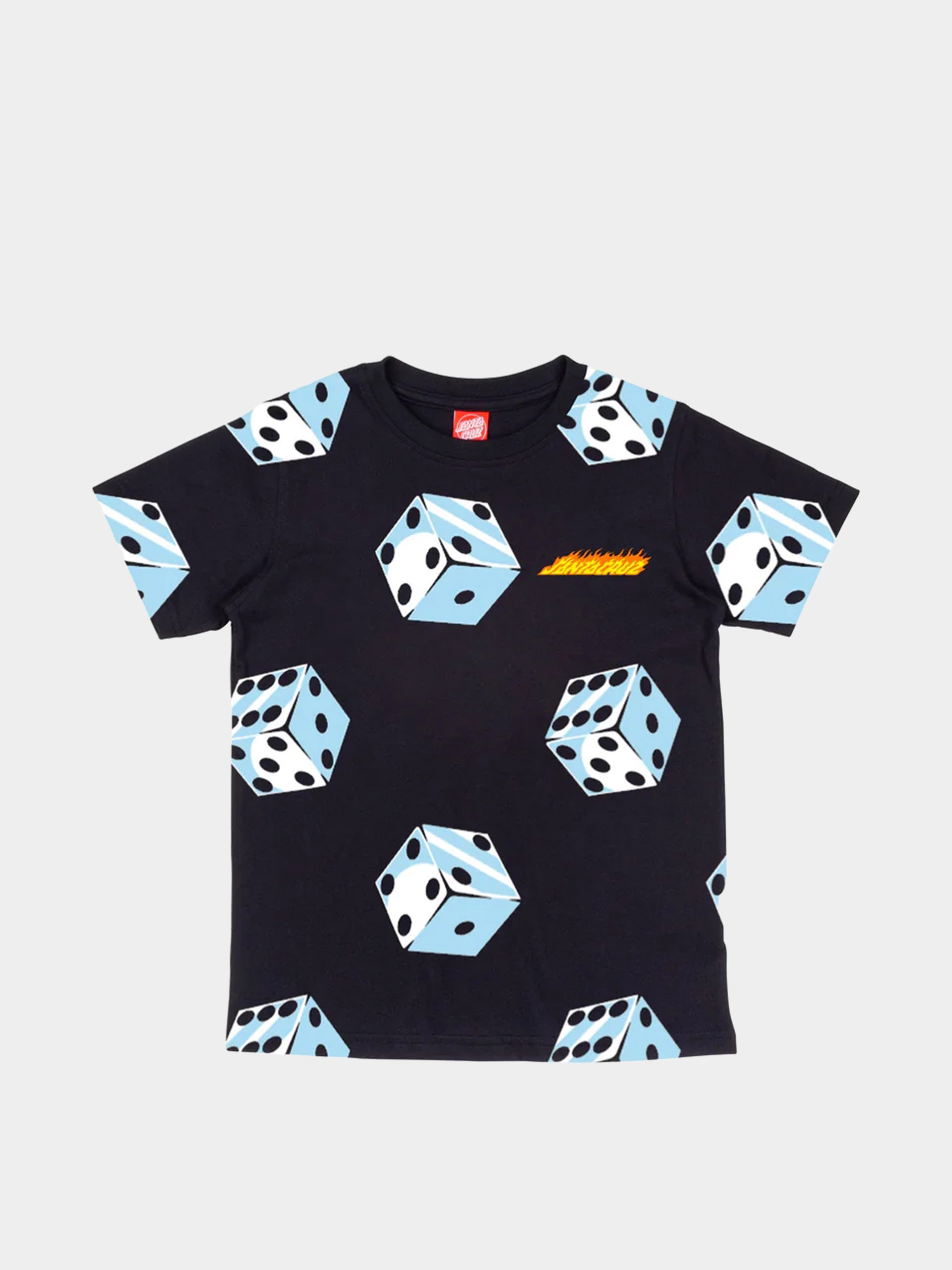 Santa Cruz Big Dice JR Póló (black)
