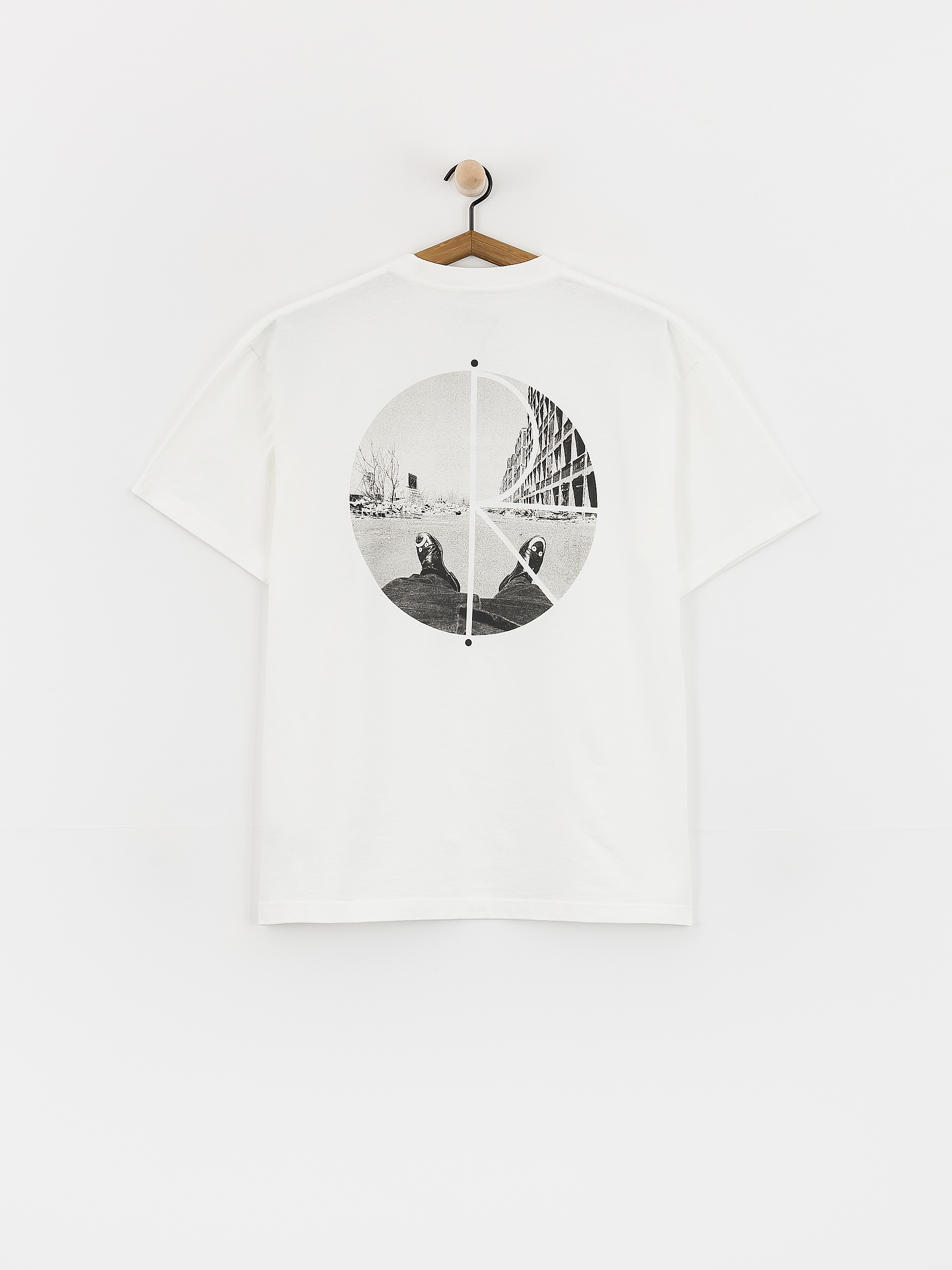 Polar Skate Fill Logo Happy Sad Póló