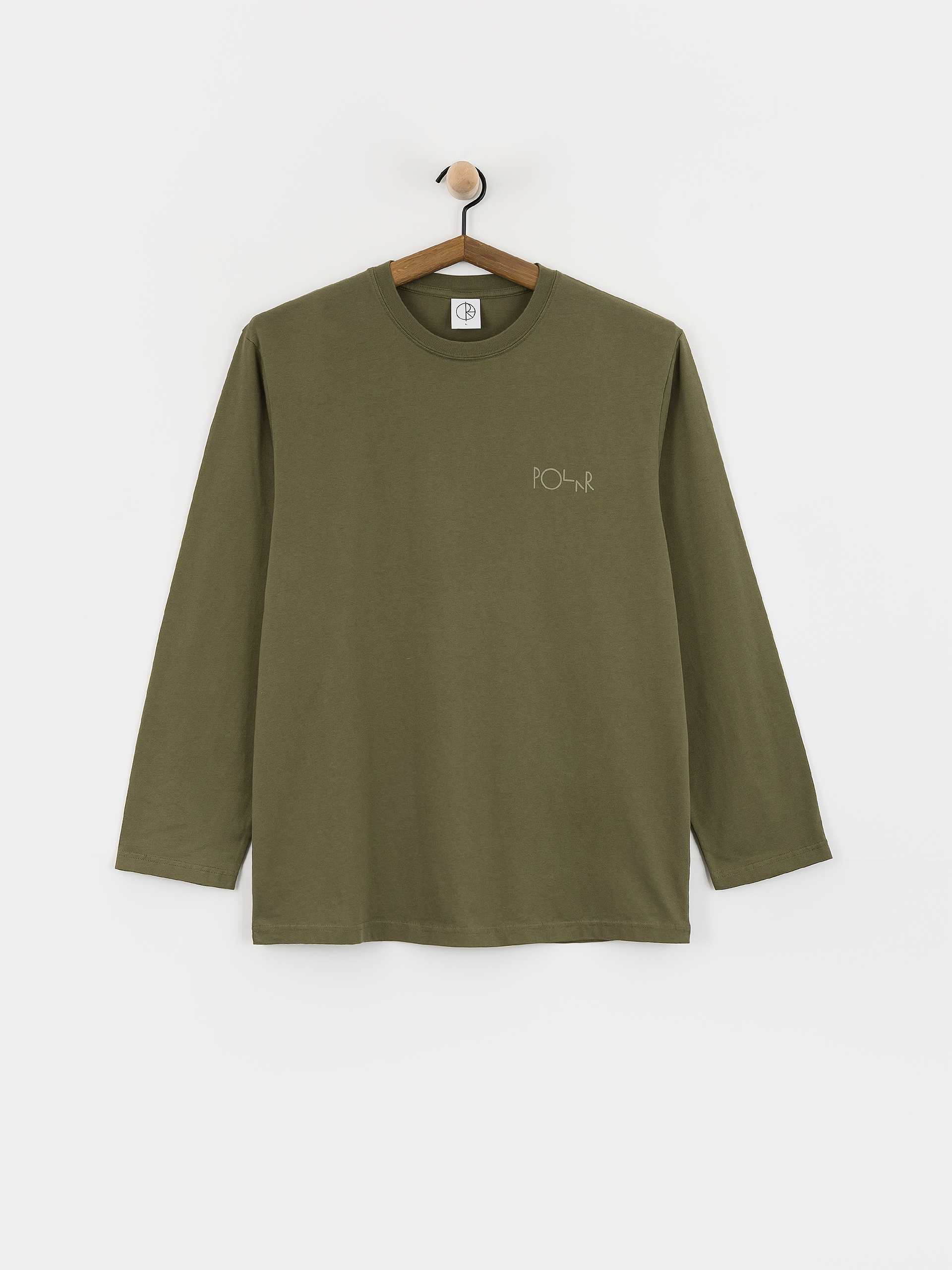 Hosszu00fa ujju00fa felsu0151 Polar Skate Steve Stroke Logo (army green)