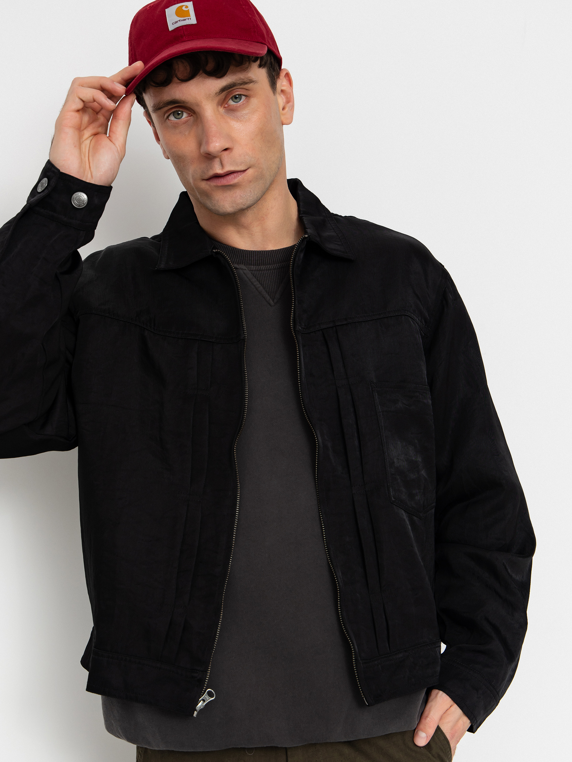 Dzseki HUF X Thrasher Trucker (black)