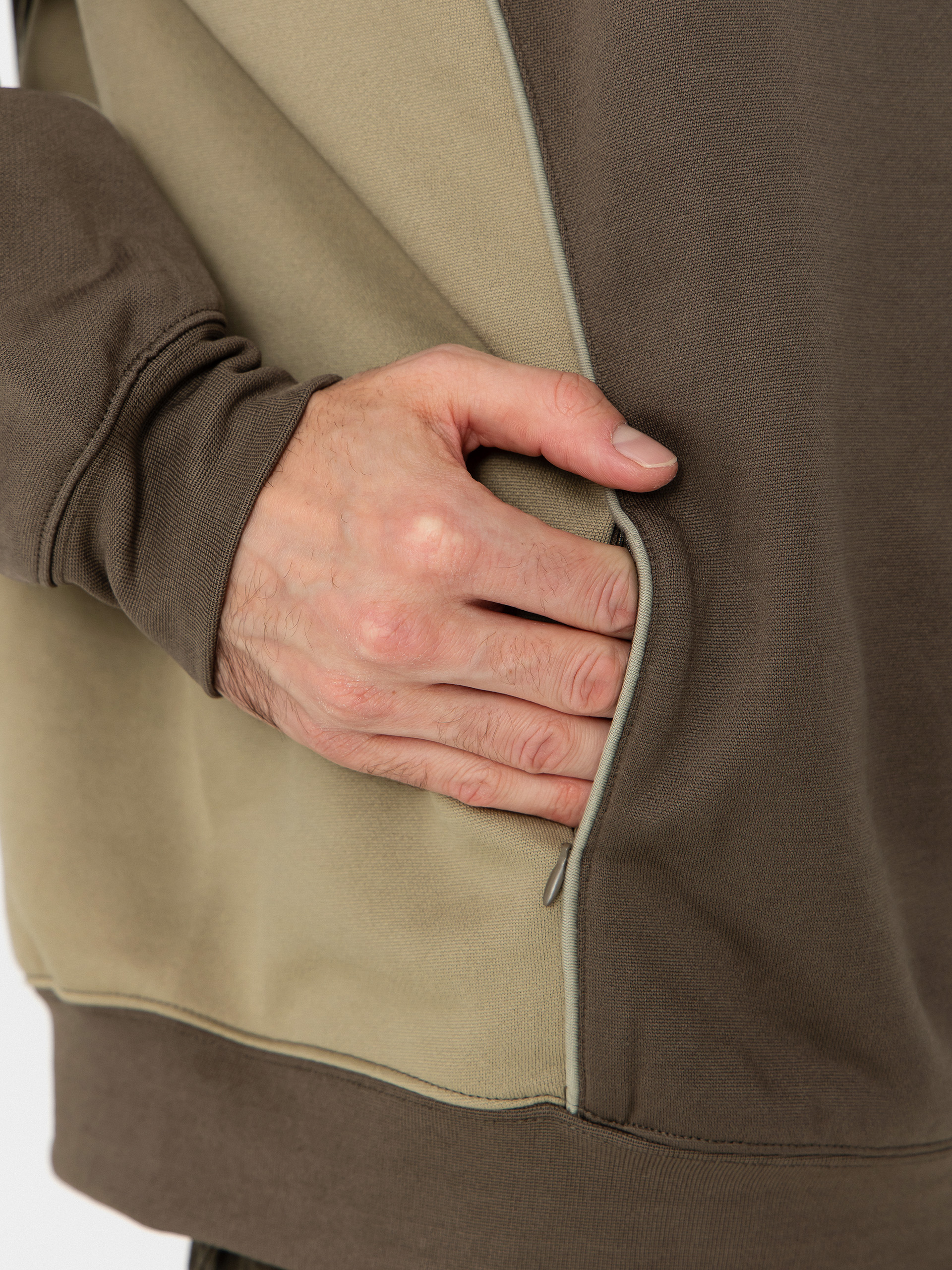 Kapucnis pulóver Volcom Vital Hydro HD (military)