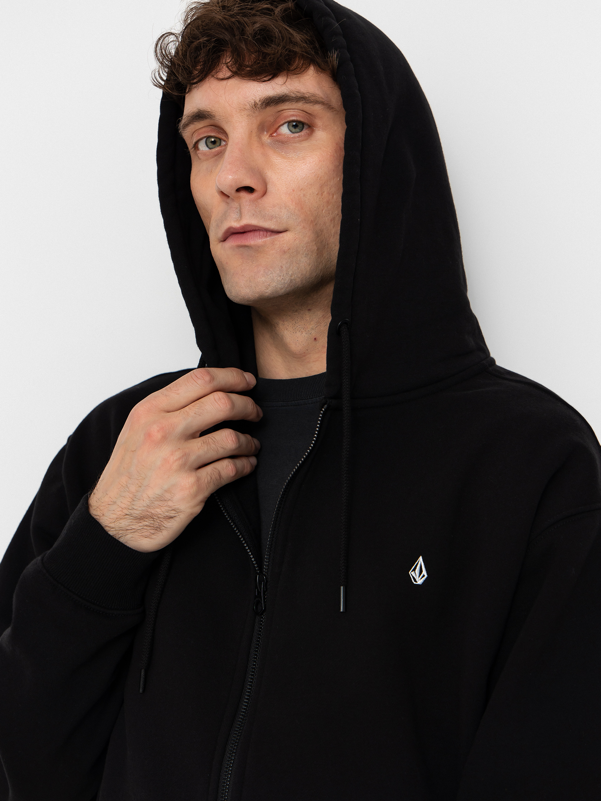 Volcom Single Stone Zip Pulóver (black)
