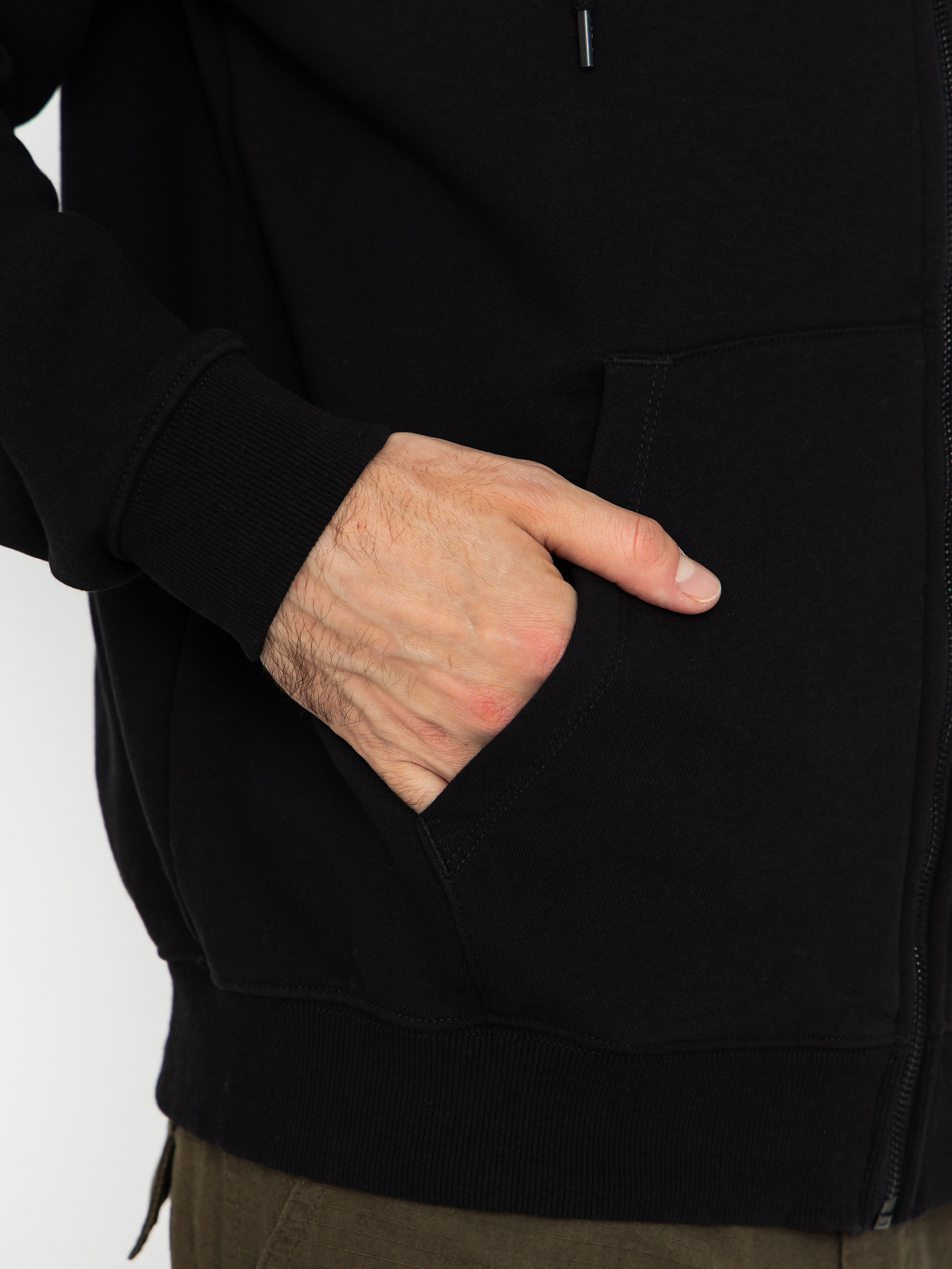 Volcom Single Stone Zip Pulóver (black)