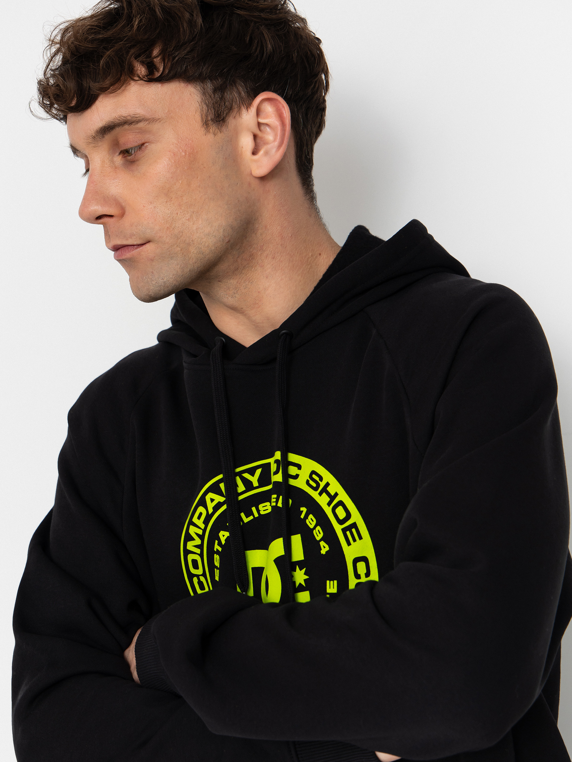 DC Corpo Raglan HD Kapucnis pulóver (black)