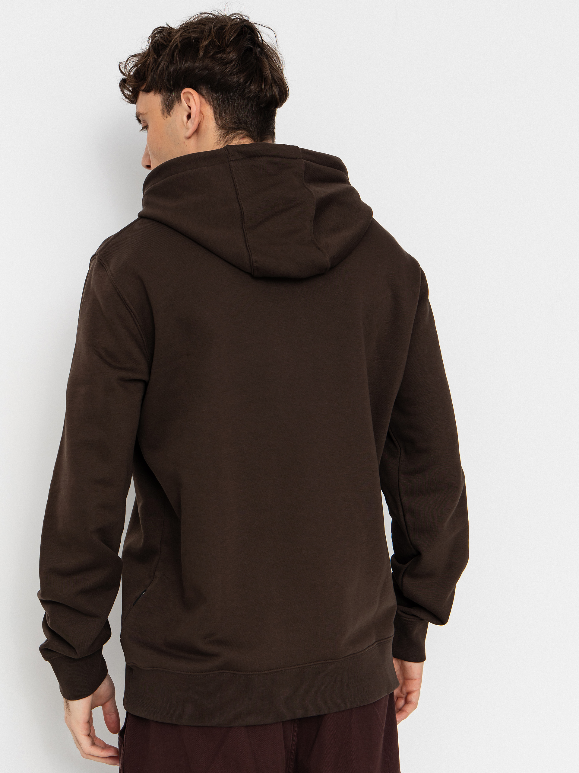 Quiksilver Fineline HD Kapucnis pulóver (chocolate brown)