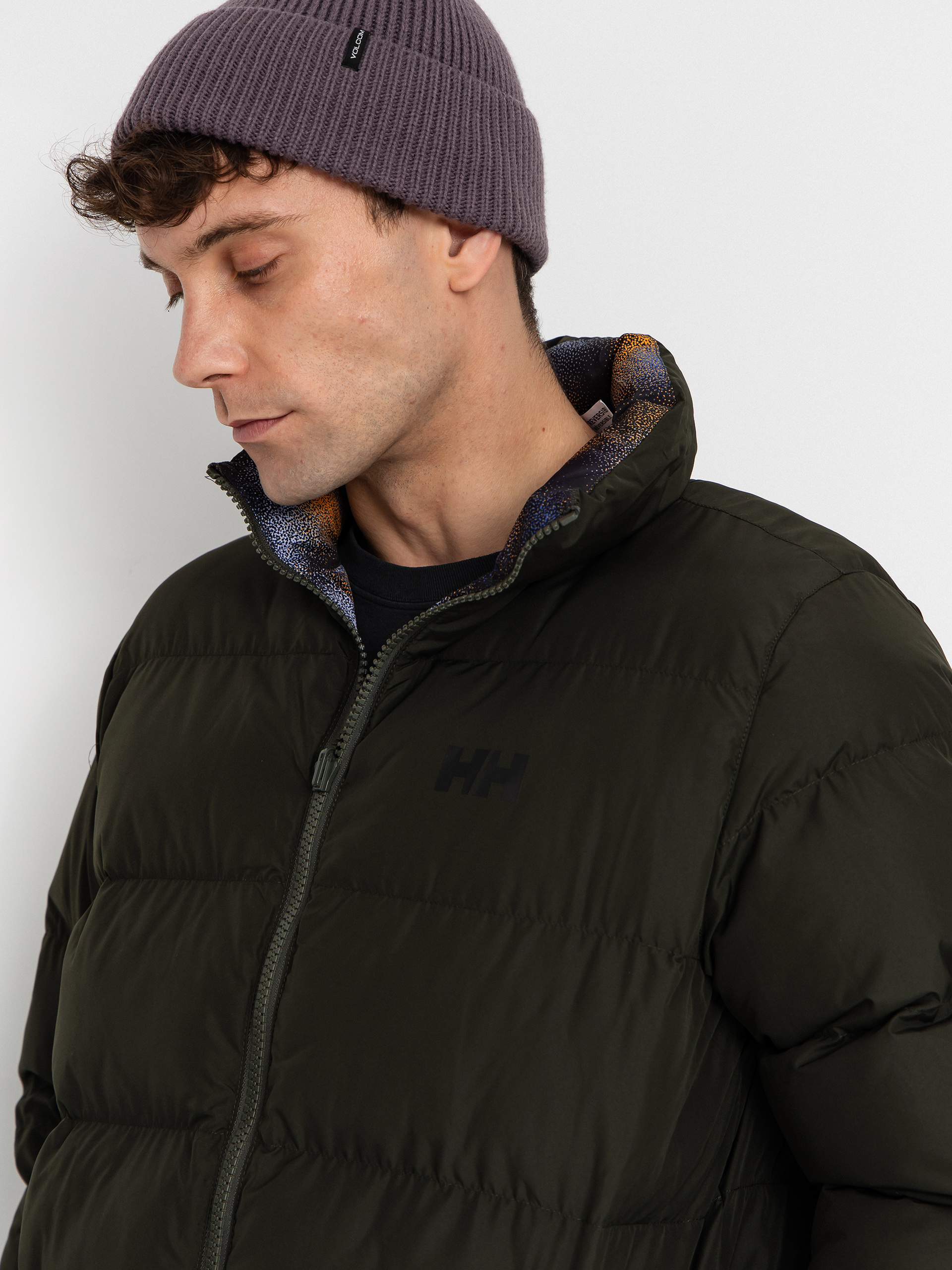 Helly Hansen Yu 23 Reversible Puffer Dzseki (dark utility)