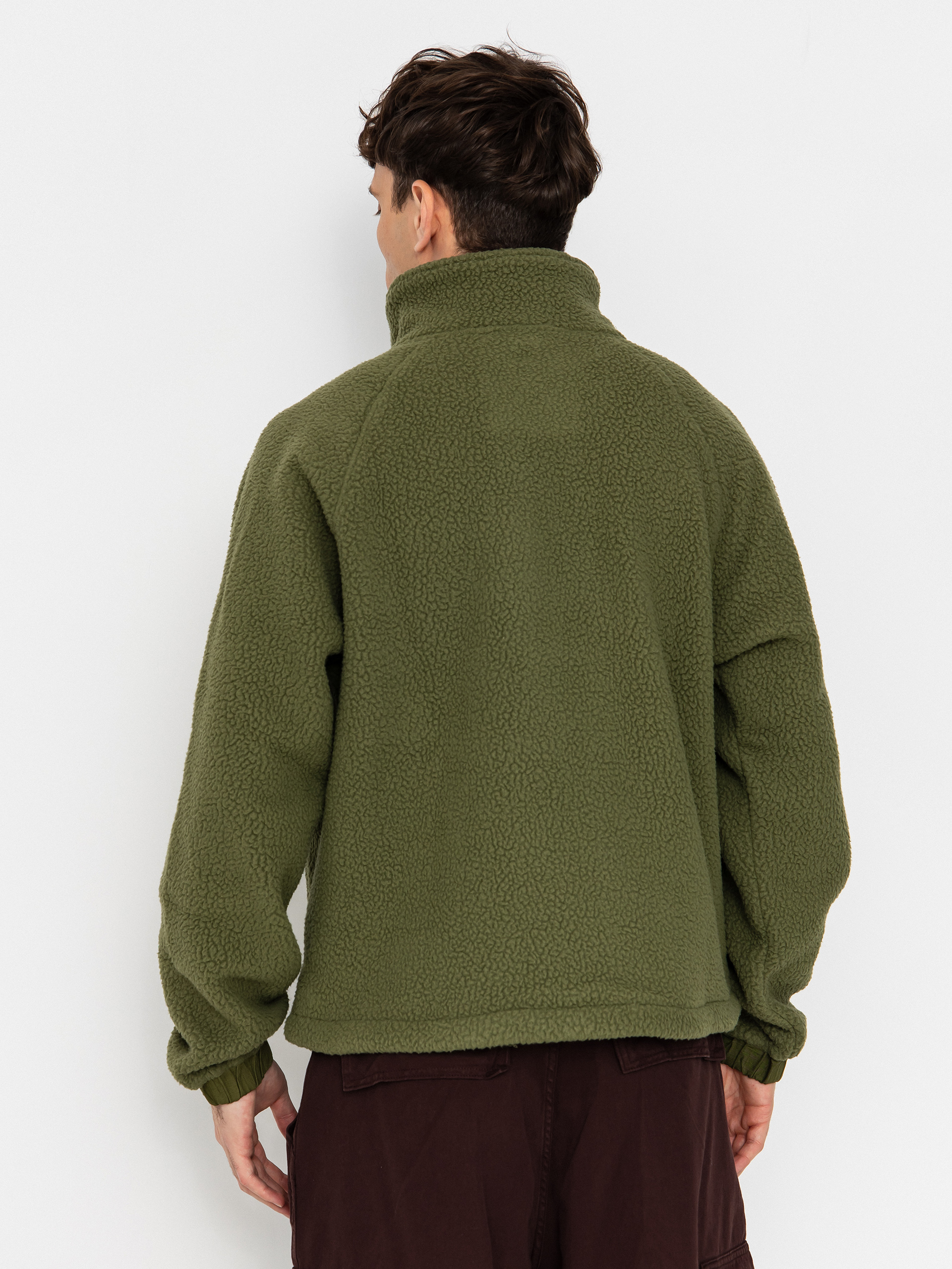 Jones Snowboards Campfire Rec Sherpa Pulóver (moss green)