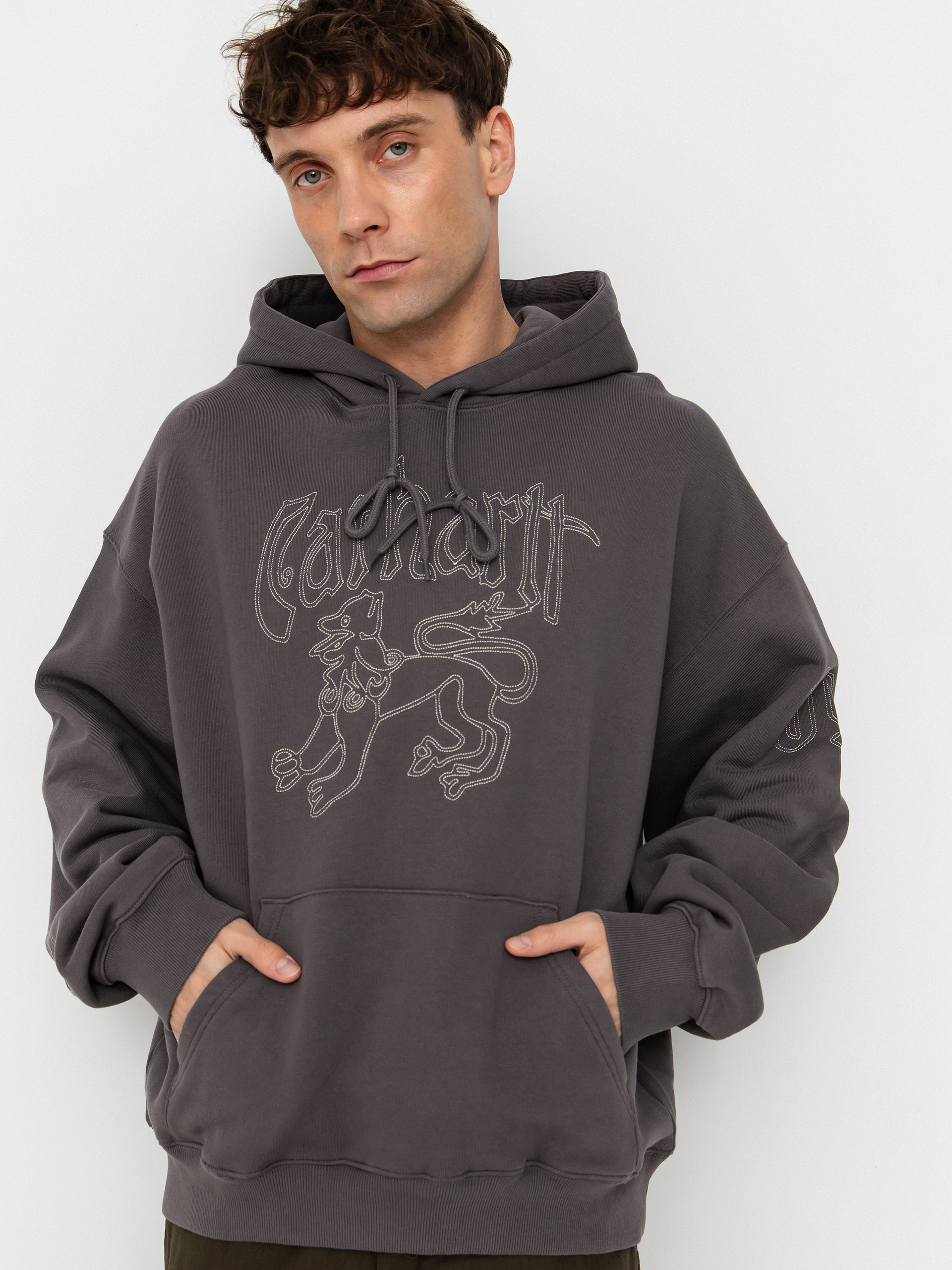 Carhartt WIP Hackwork HD Kapucnis pulu00f3ver (porphyry/fleur de sel)