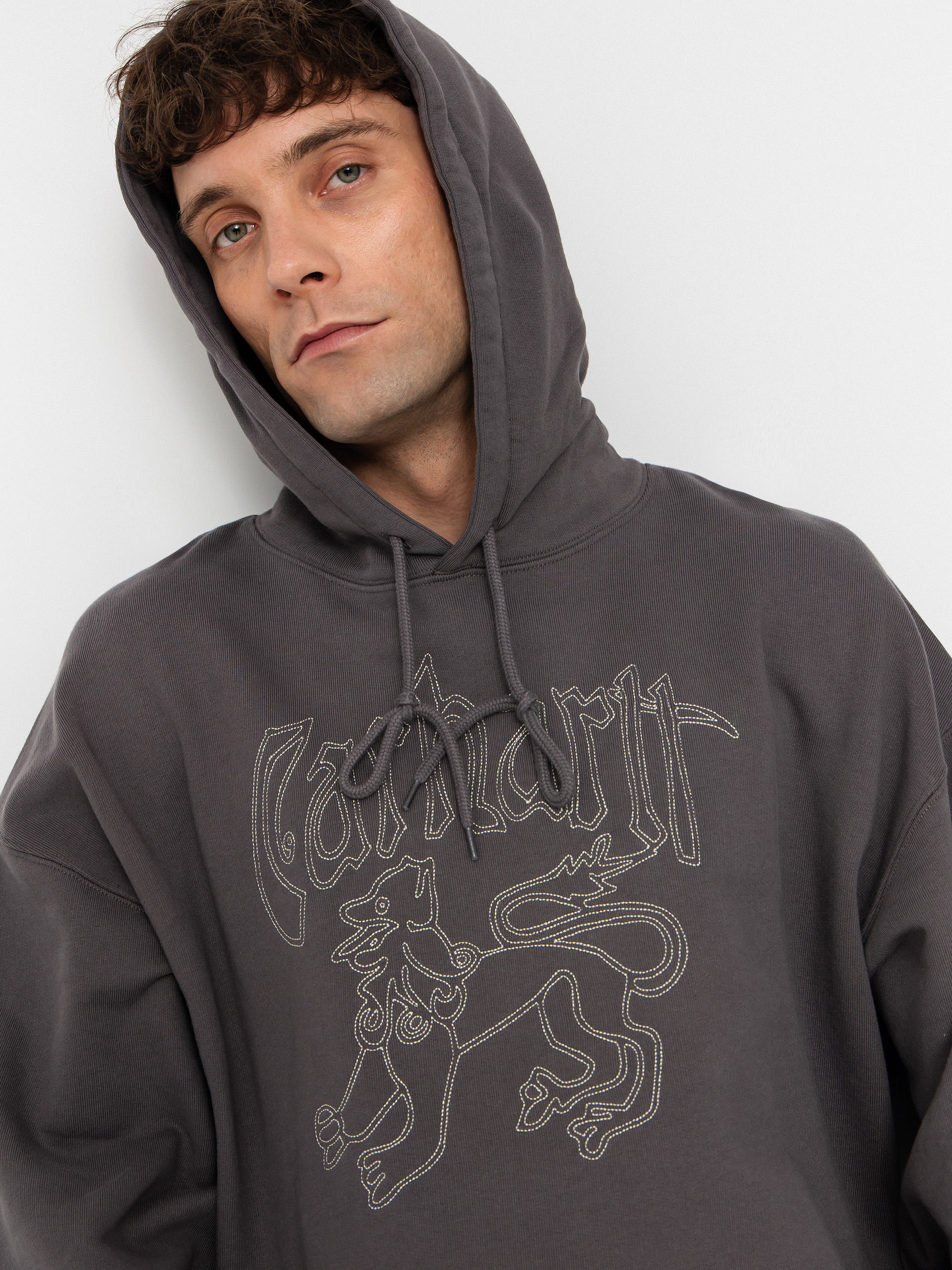 Carhartt WIP Hackwork HD Kapucnis pulóver (porphyry/fleur de sel)