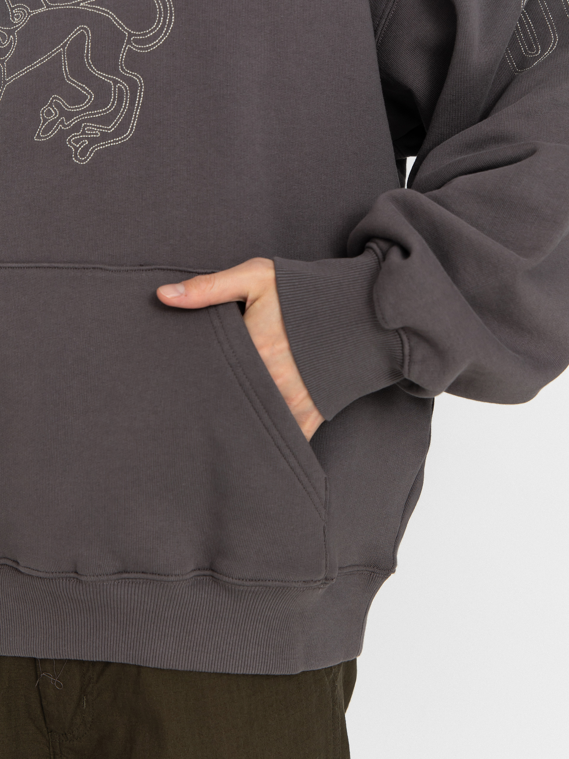 Carhartt WIP Hackwork HD Kapucnis pulóver (porphyry/fleur de sel)