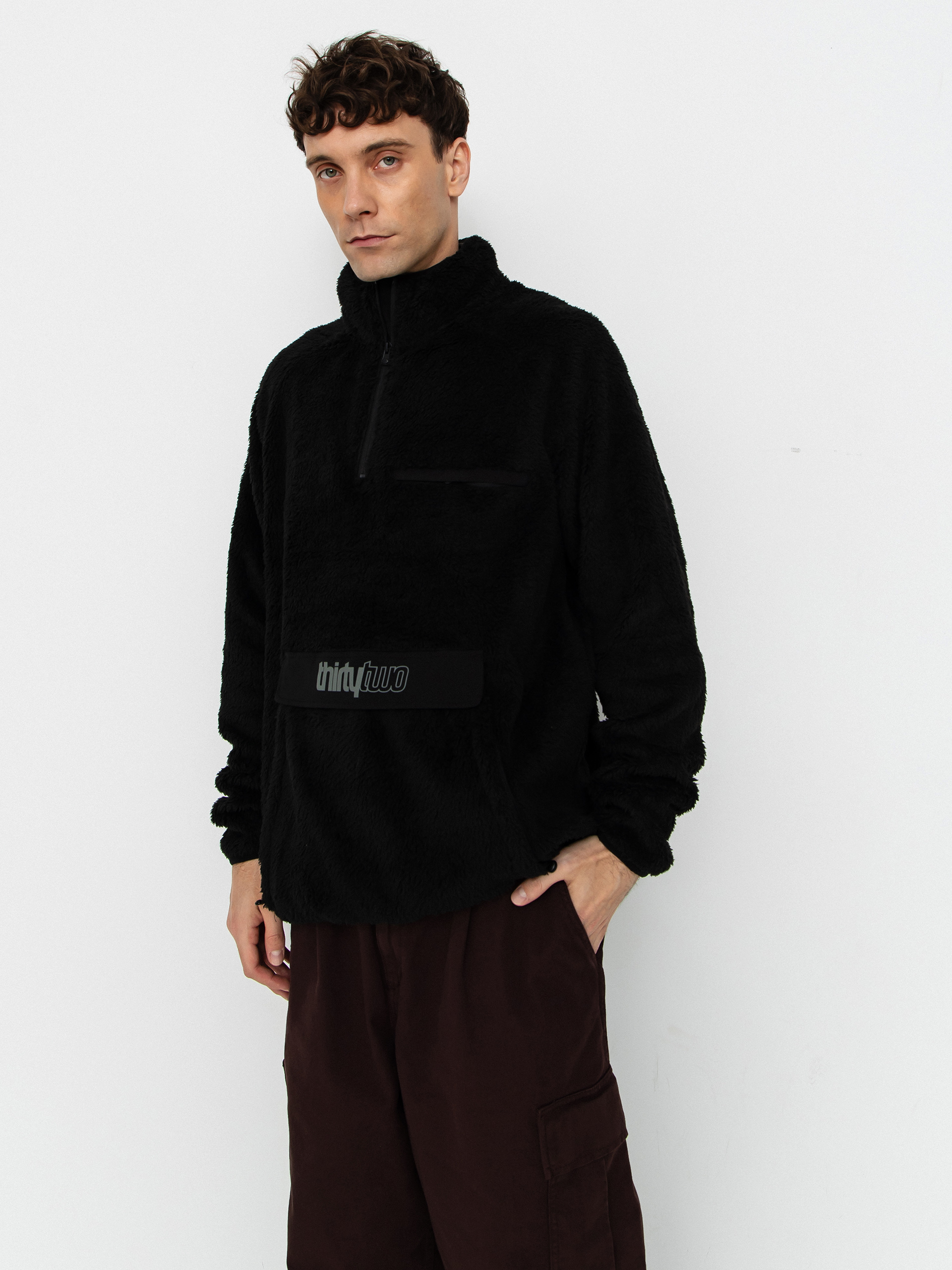 Férfi Thermo pulóver ThirtyTwo Rest Stop Pile (black)