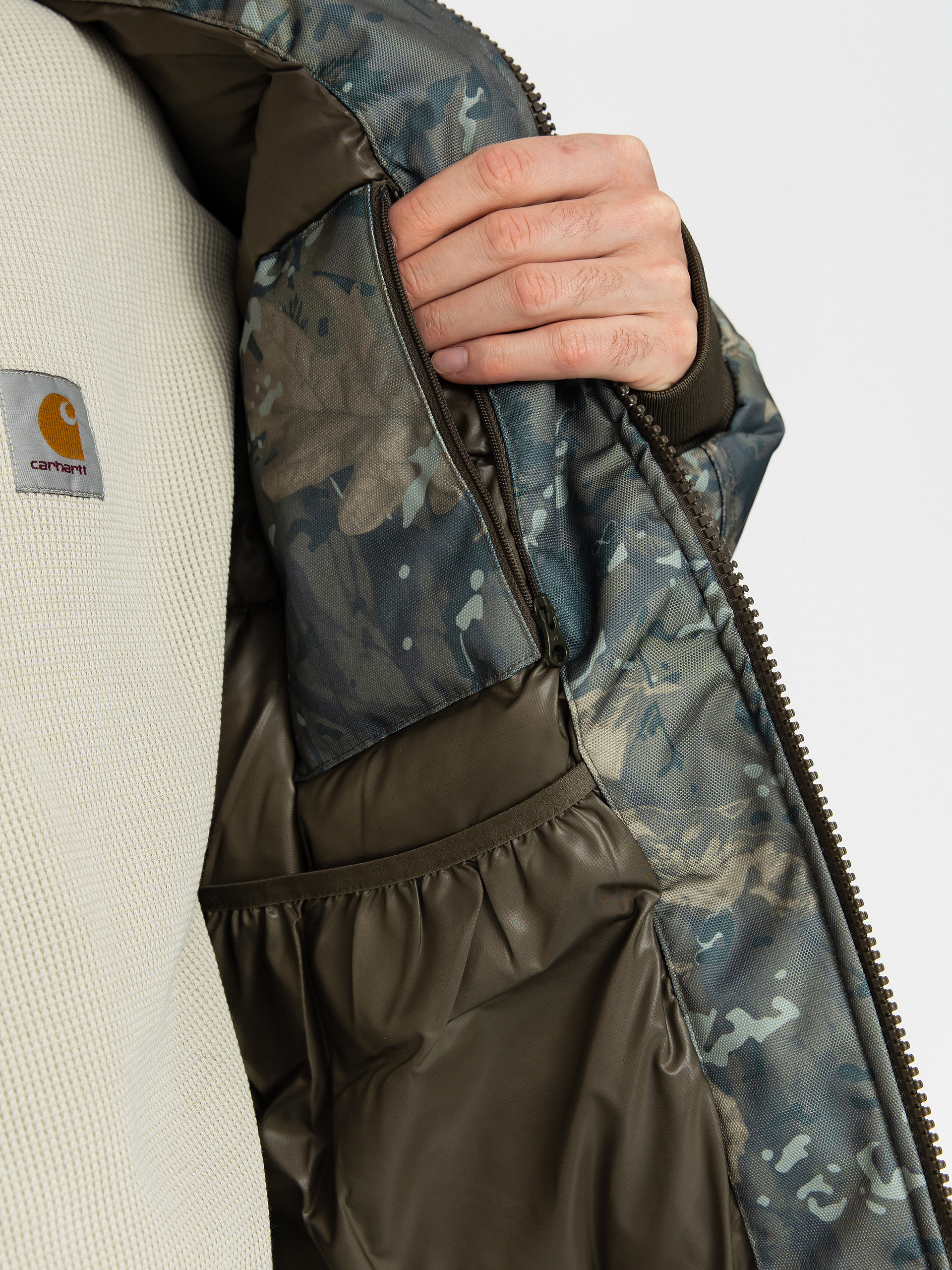 Dzseki Carhartt WIP OG Active Cold (camo combi/green)
