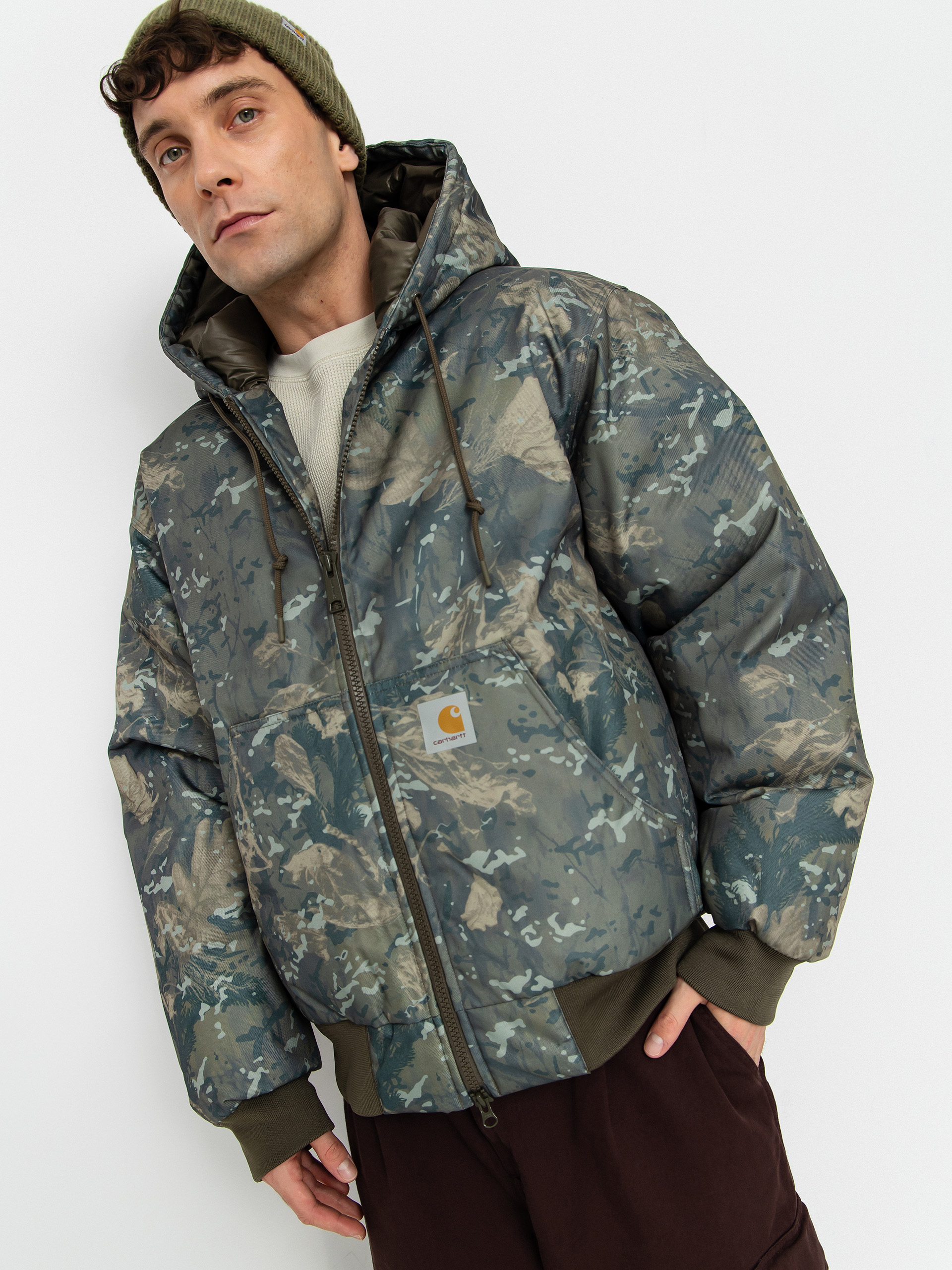 Dzseki Carhartt WIP OG Active Cold (camo combi/green)