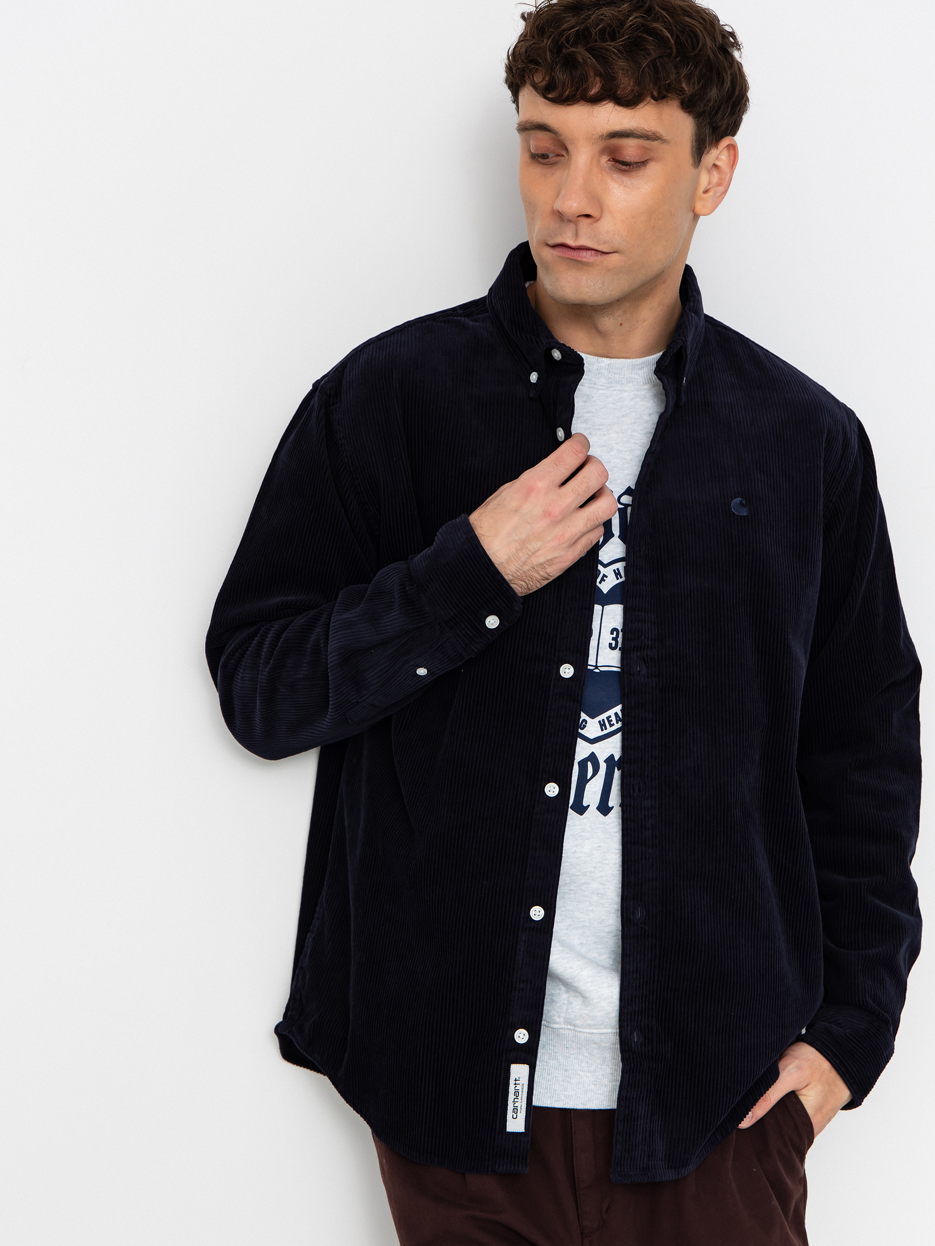 Ing Carhartt WIP Madison Cord (dark navy/dark navy)