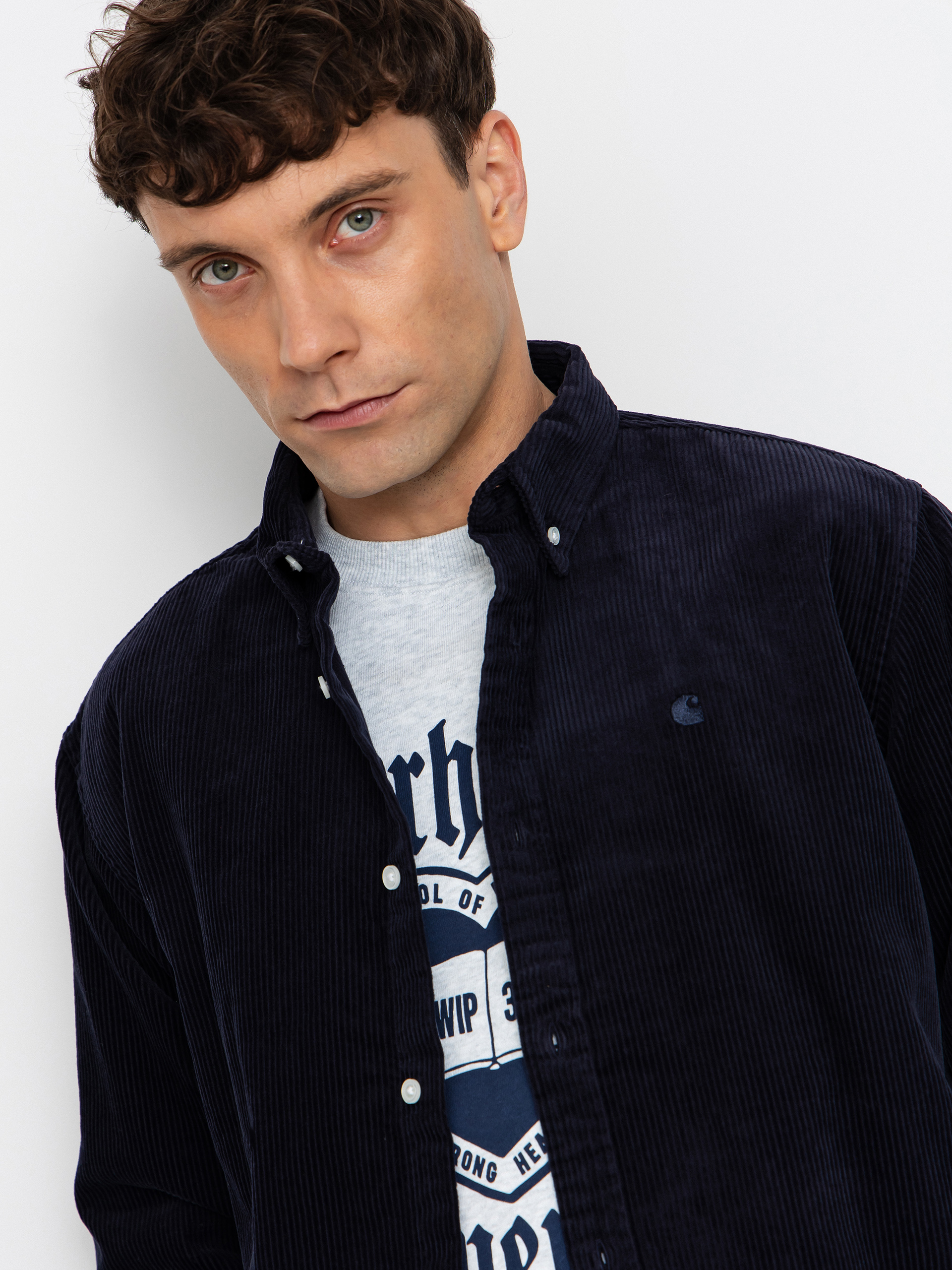 Ing Carhartt WIP Madison Cord (dark navy/dark navy)