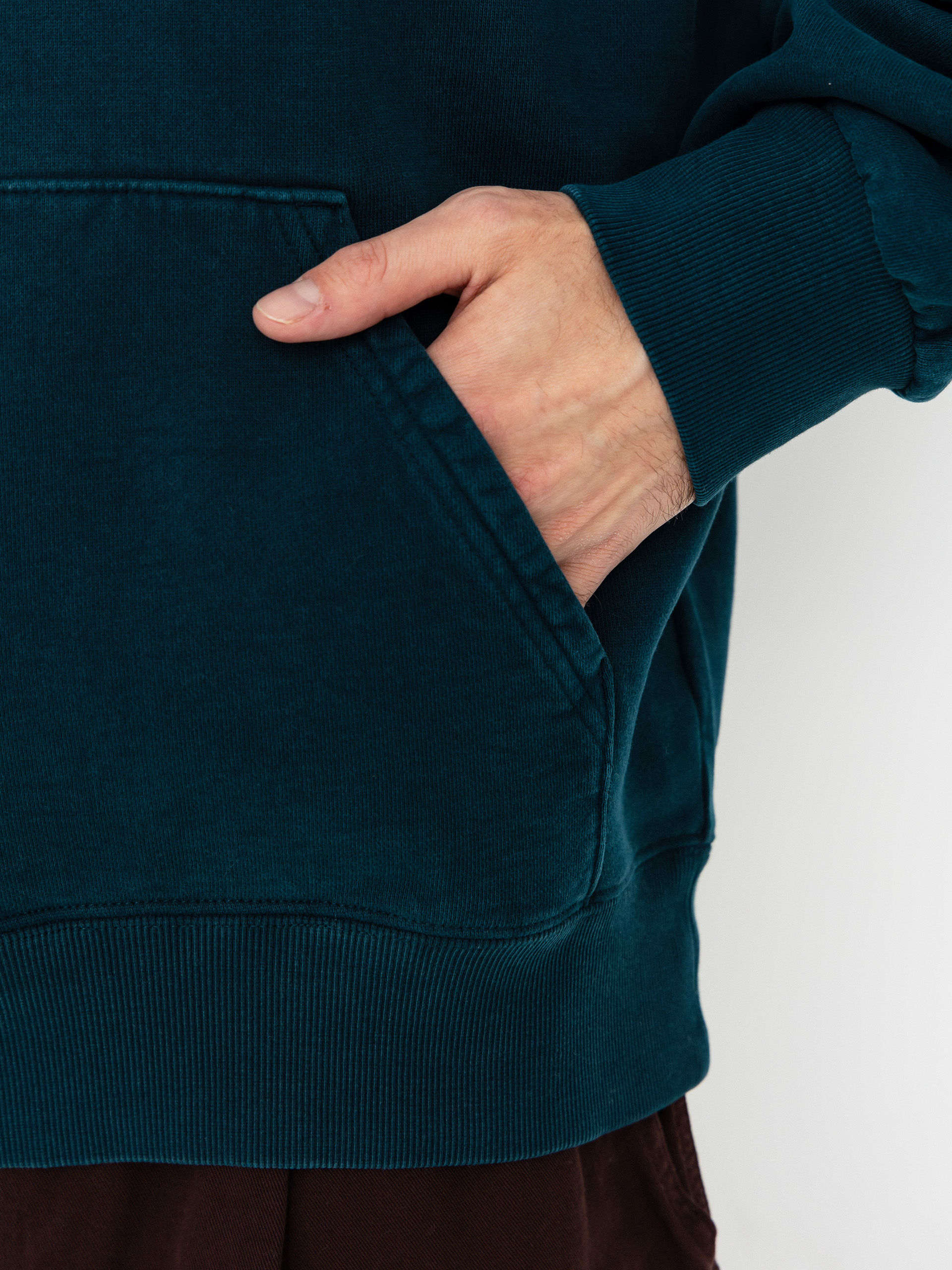 Kapucnis pulu00f3ver Carhartt WIP Vista HD (deep lagoon/garment dyed)