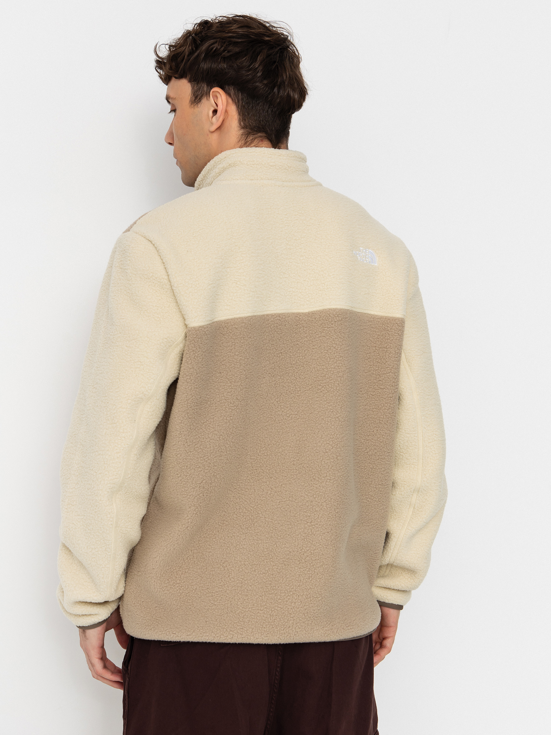 Férfi Polár pulóver The North Face Yumiori 1/4 Zip (mushroom grey/gravel/mo)