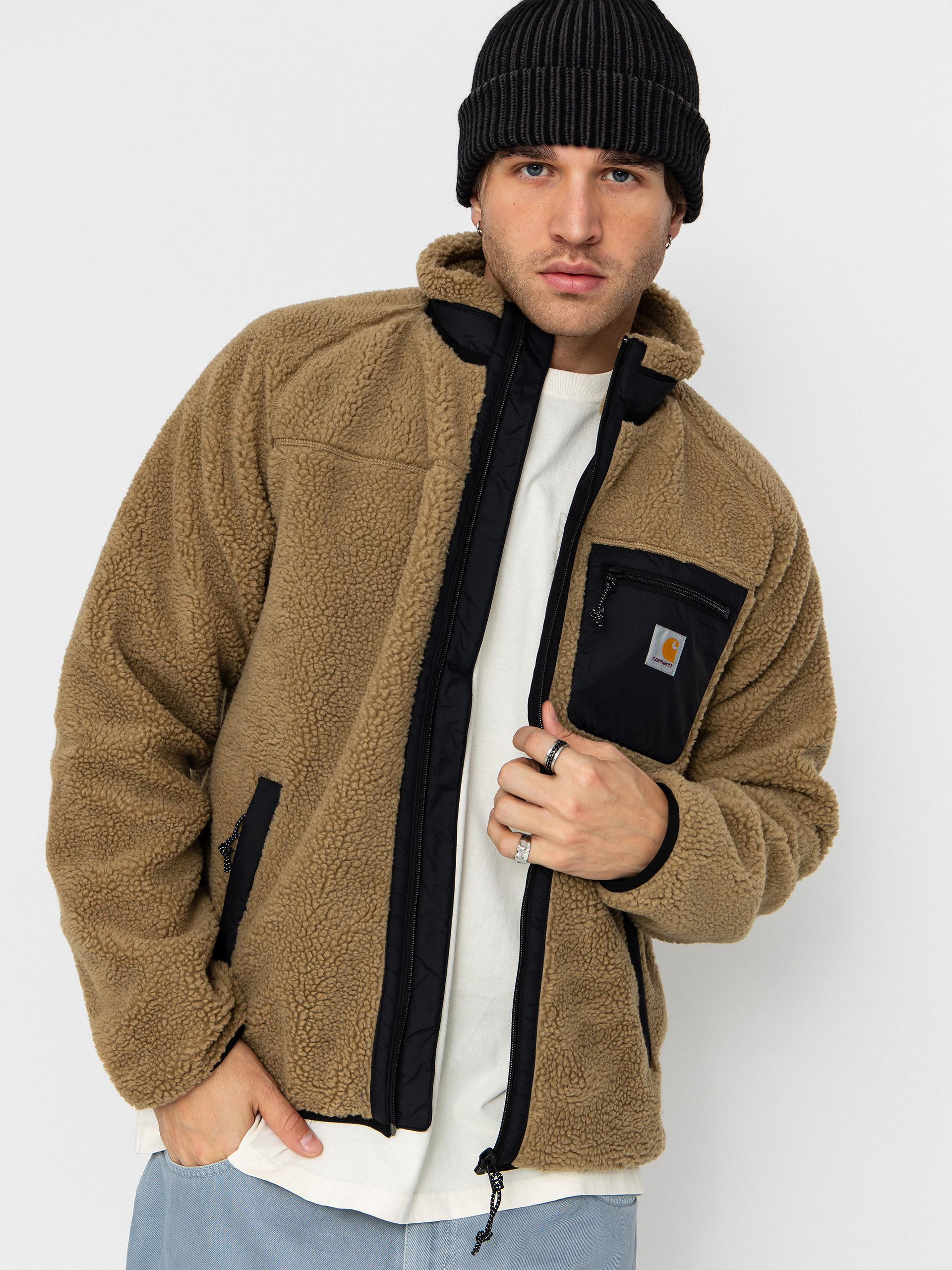 Dzseki Carhartt WIP Prentis (leather/black)