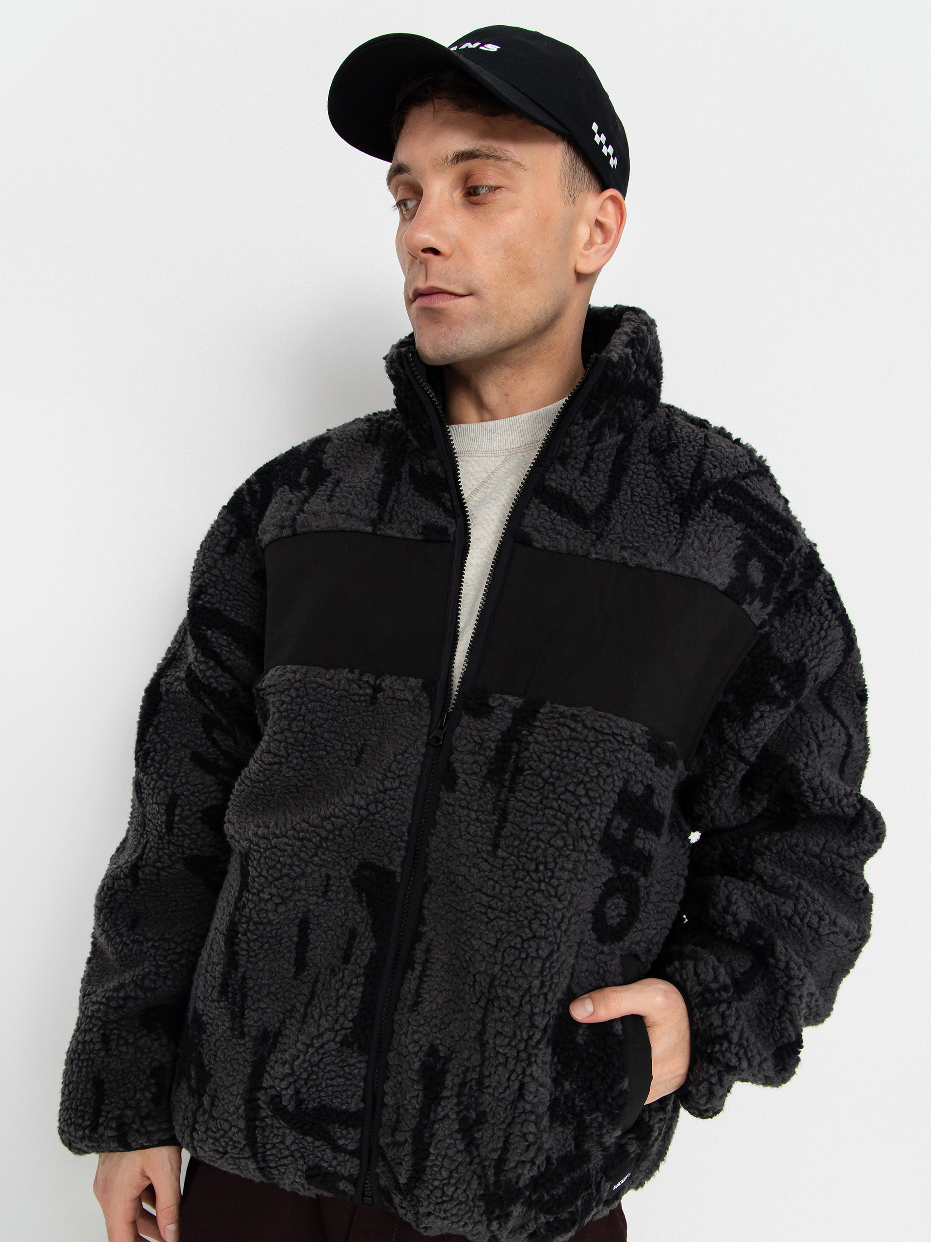 Vans Stiller Sherpa Full Zip Polár pulóver