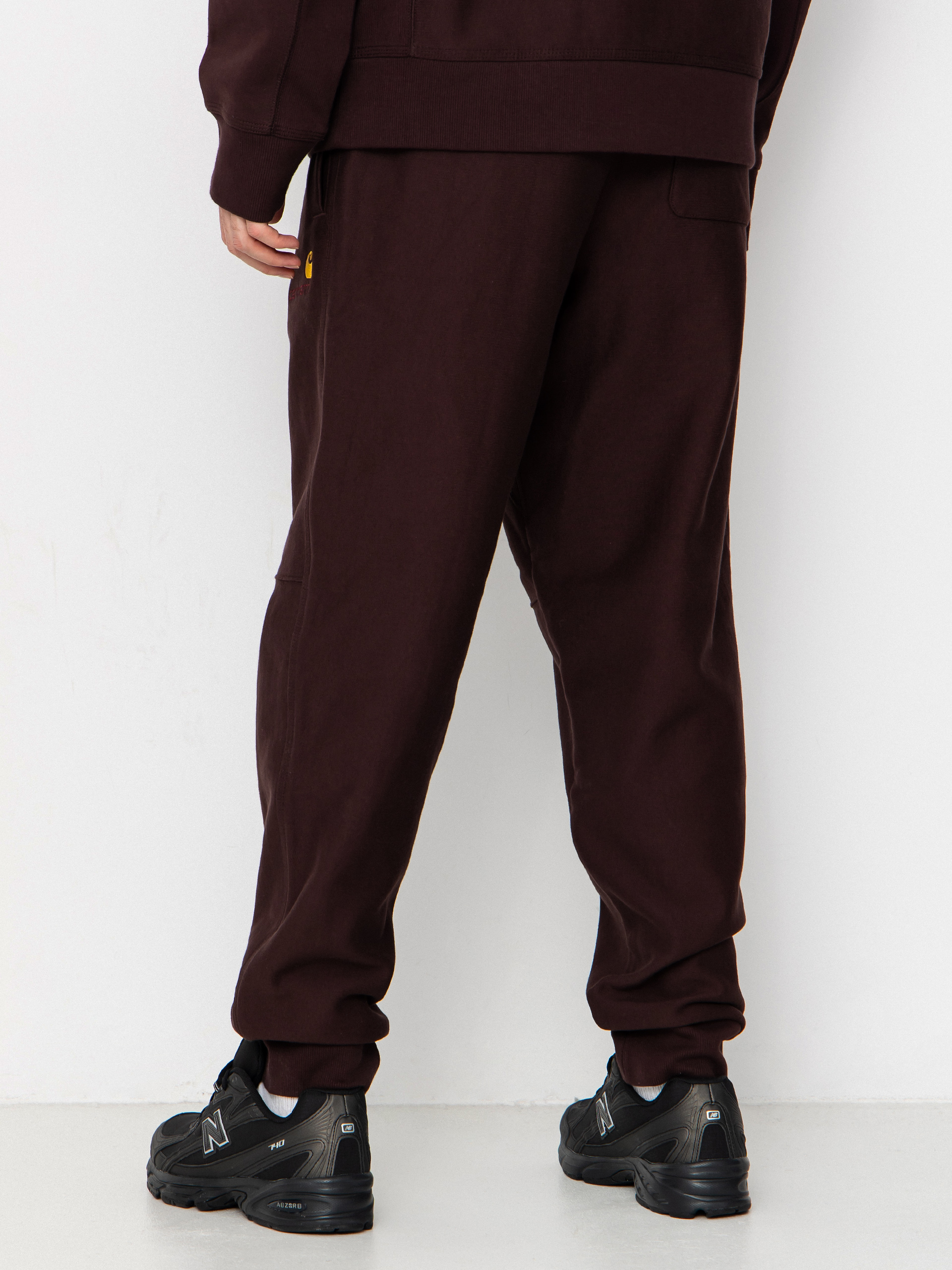 Carhartt WIP American Script Jogging Kisnadrág (palisander)