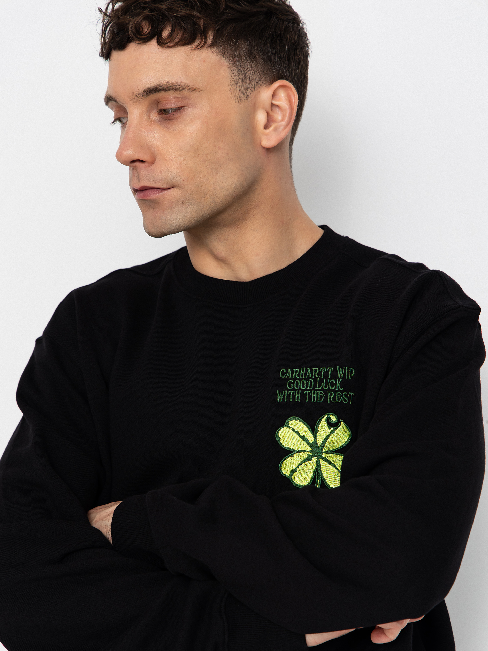 Pulóver Carhartt WIP Clover (black)