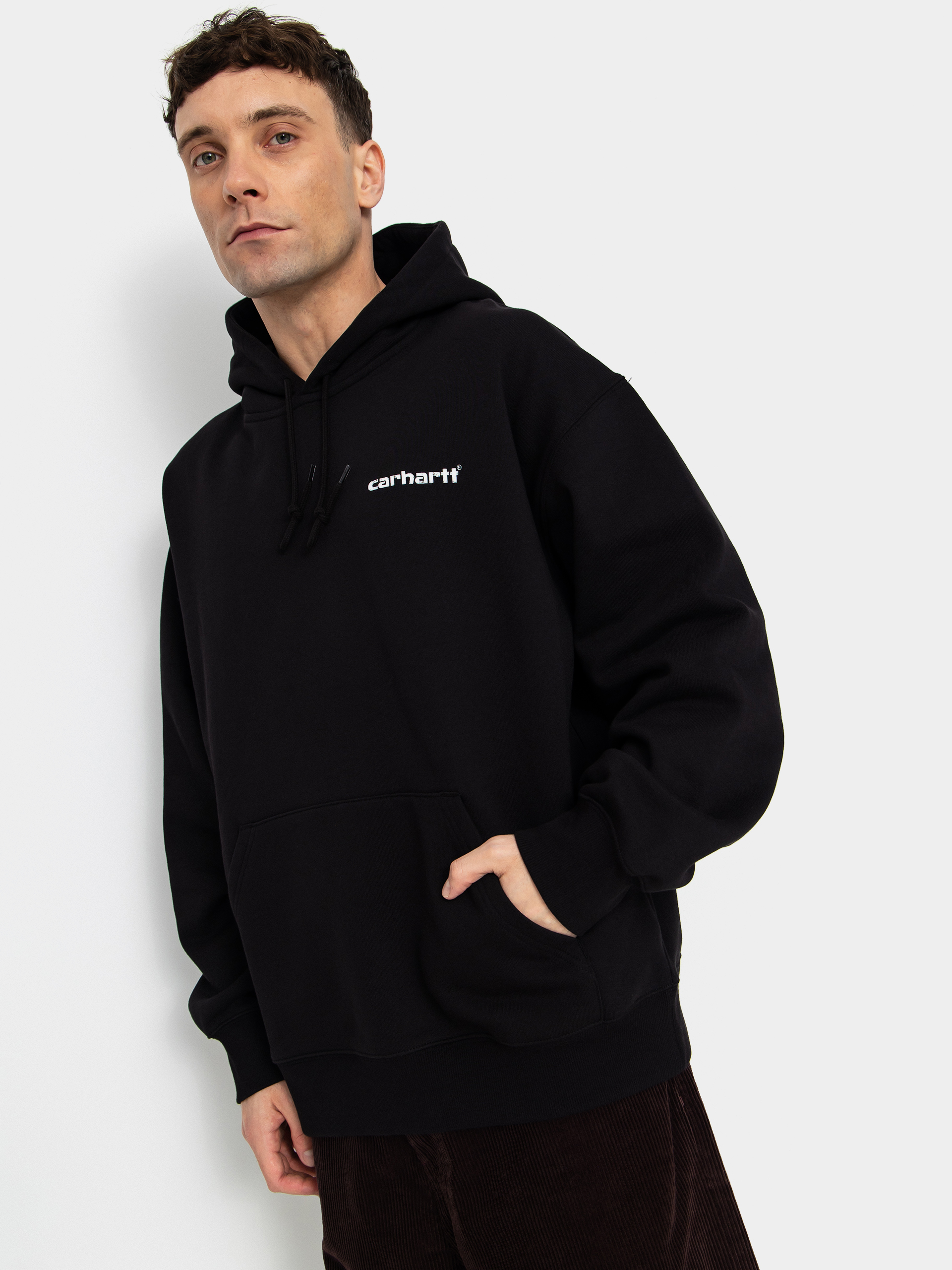 Carhartt WIP Caps HD Kapucnis pulóver (black)