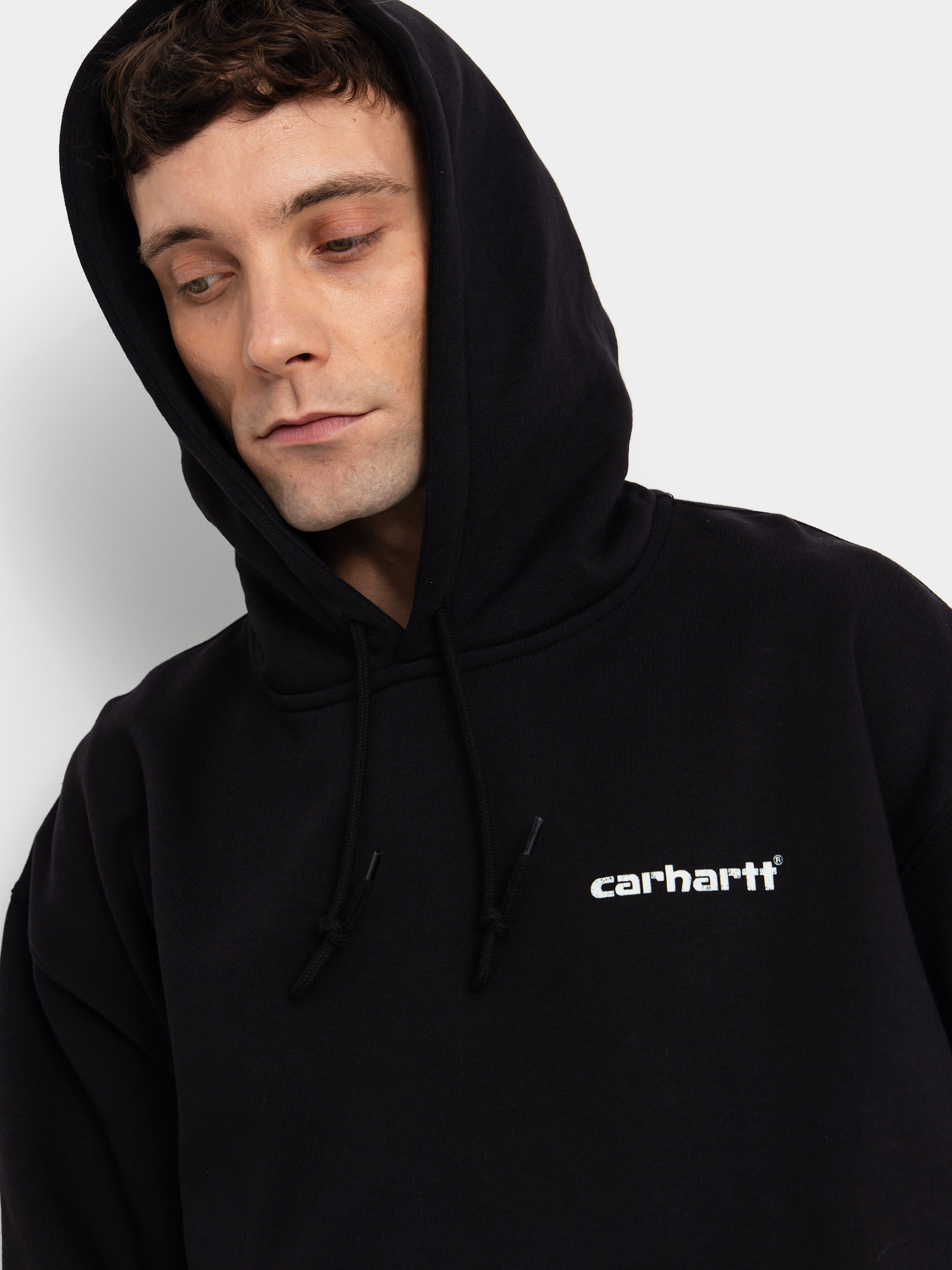 Carhartt WIP Caps HD Kapucnis pulóver (black)