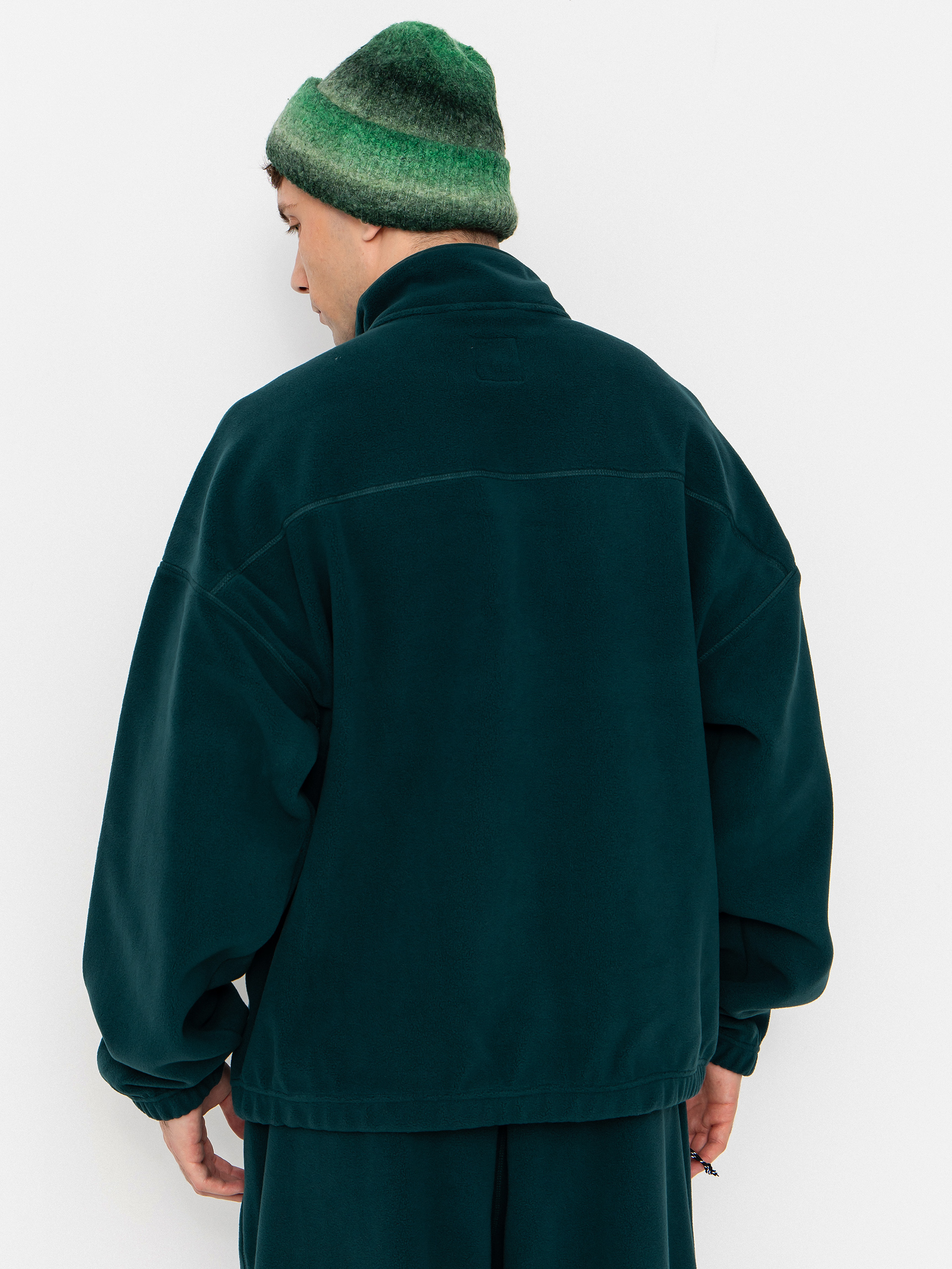 Polar Skate Ivan Half Zip Kardigán (dark emerald)