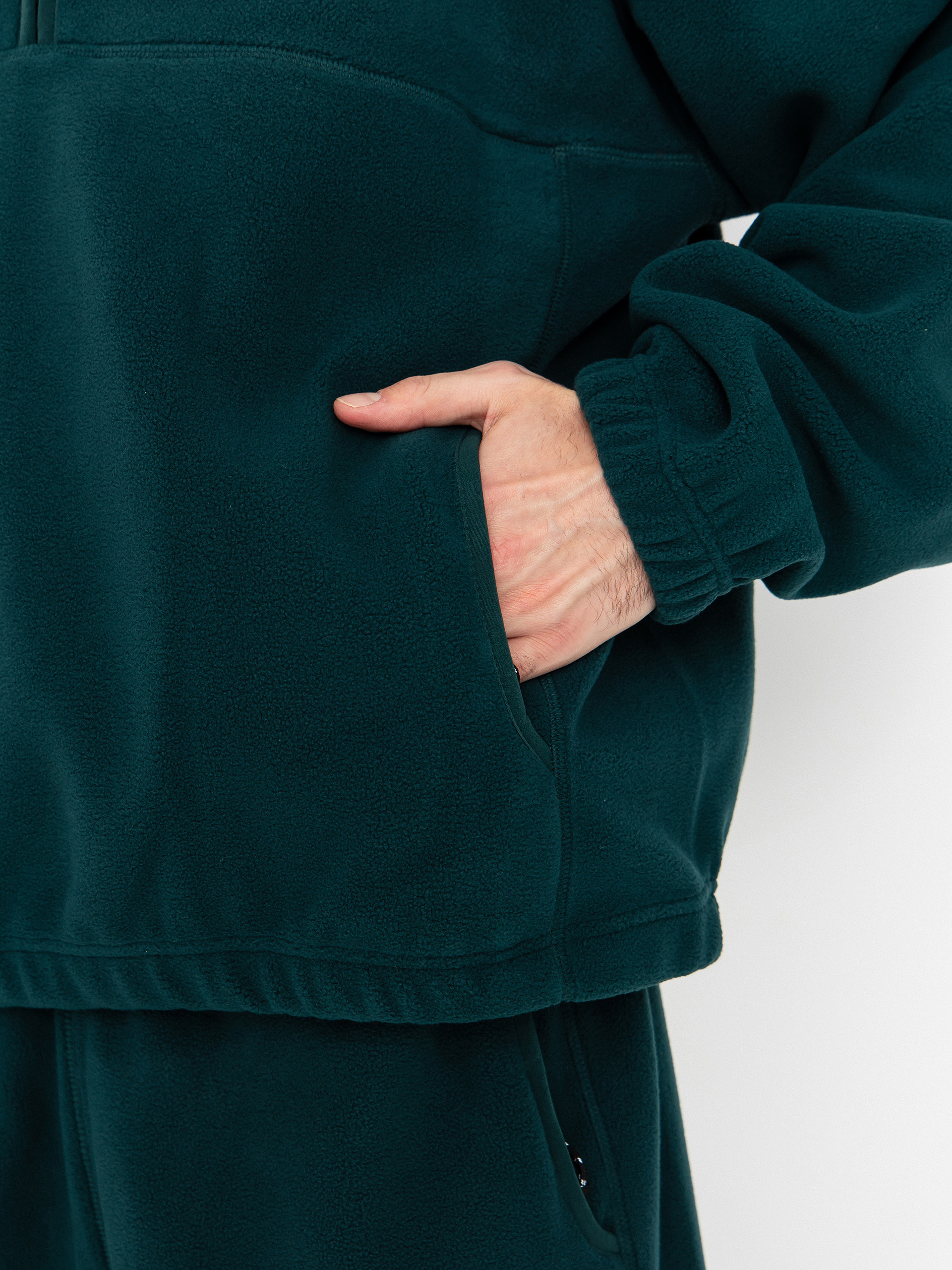 Polar Skate Ivan Half Zip Kardigán (dark emerald)