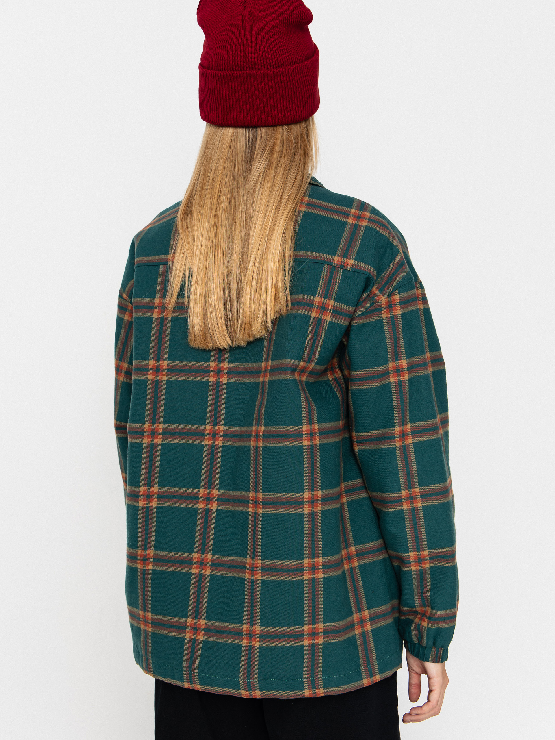 Női Volcom Ins Riding Flannel Dzseki (atlantic deep)