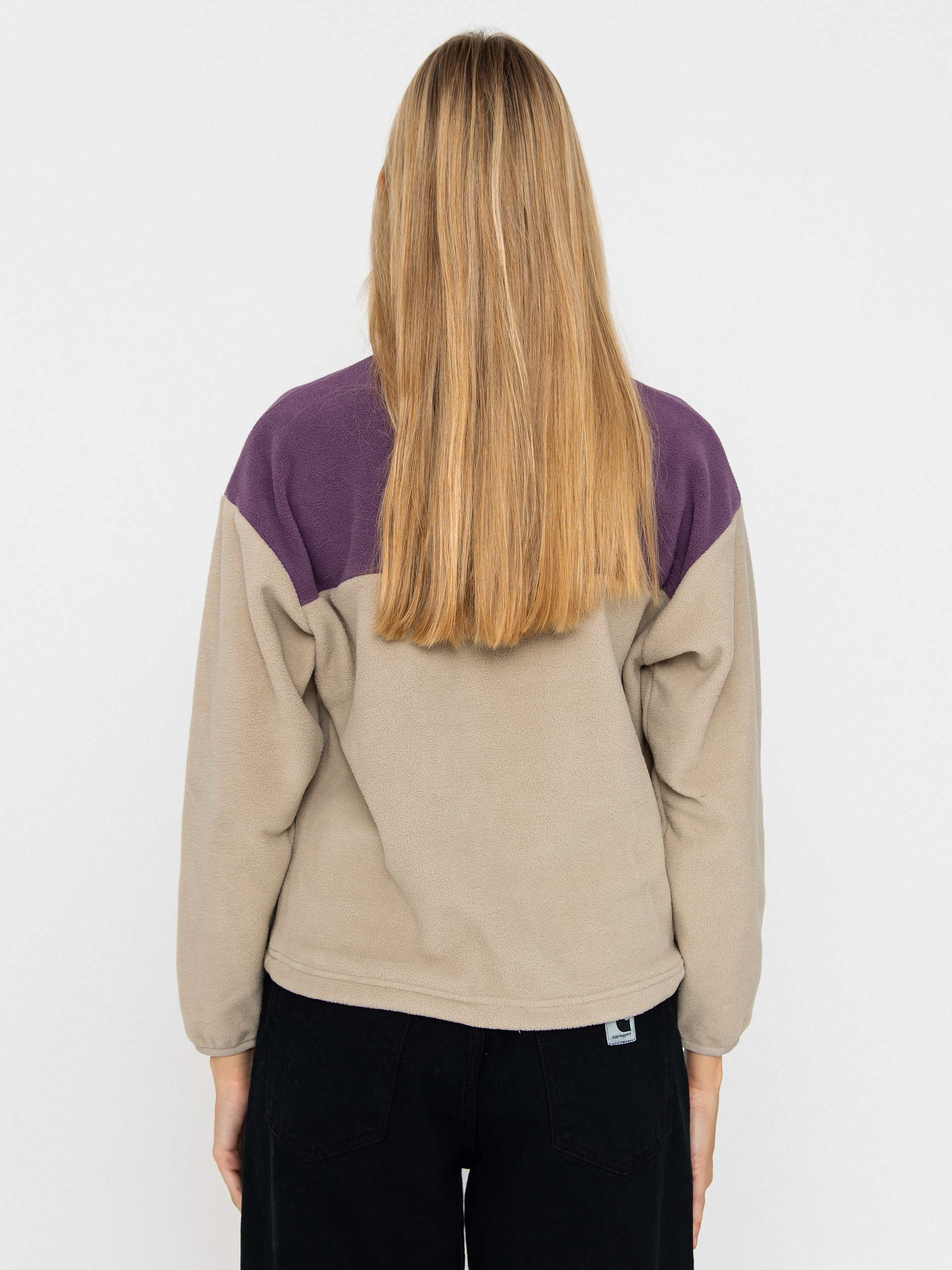 Női Picture Arcca 1/4 Zip Polár pulóver (pure cashmere)