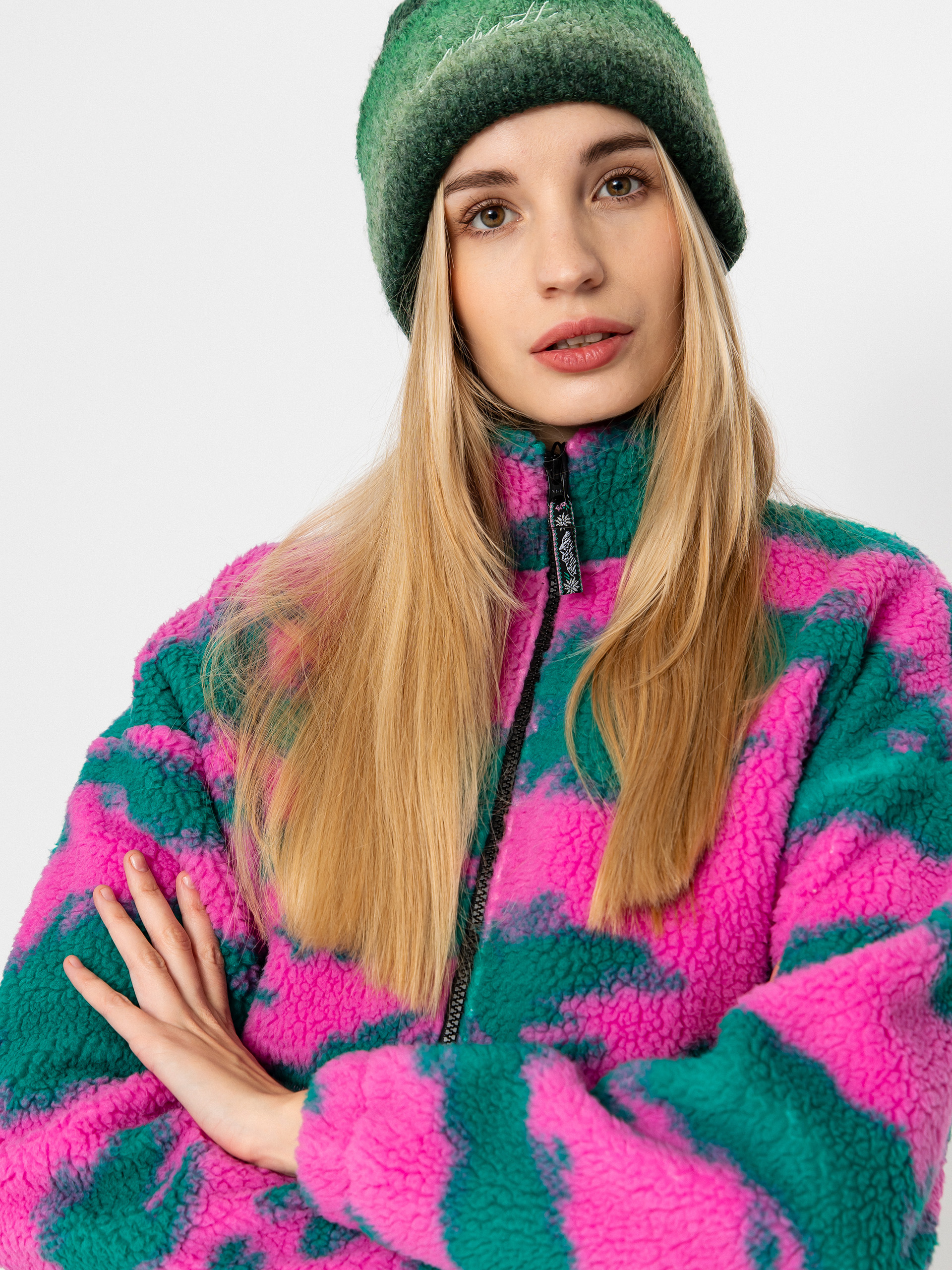 Női Picture Gypsi Polár pulóver (retro bliss print)