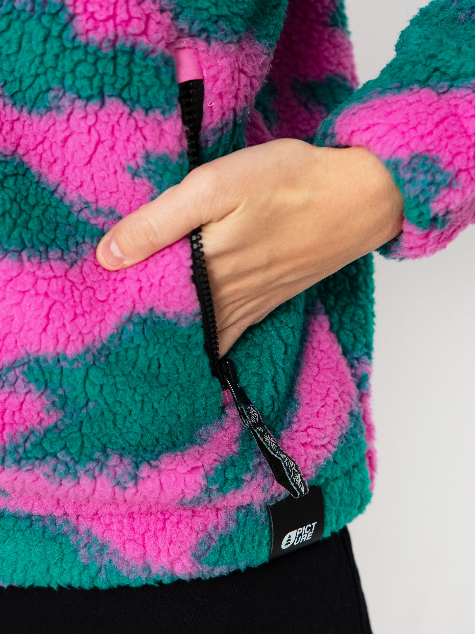 Női Picture Gypsi Polár pulóver (retro bliss print)