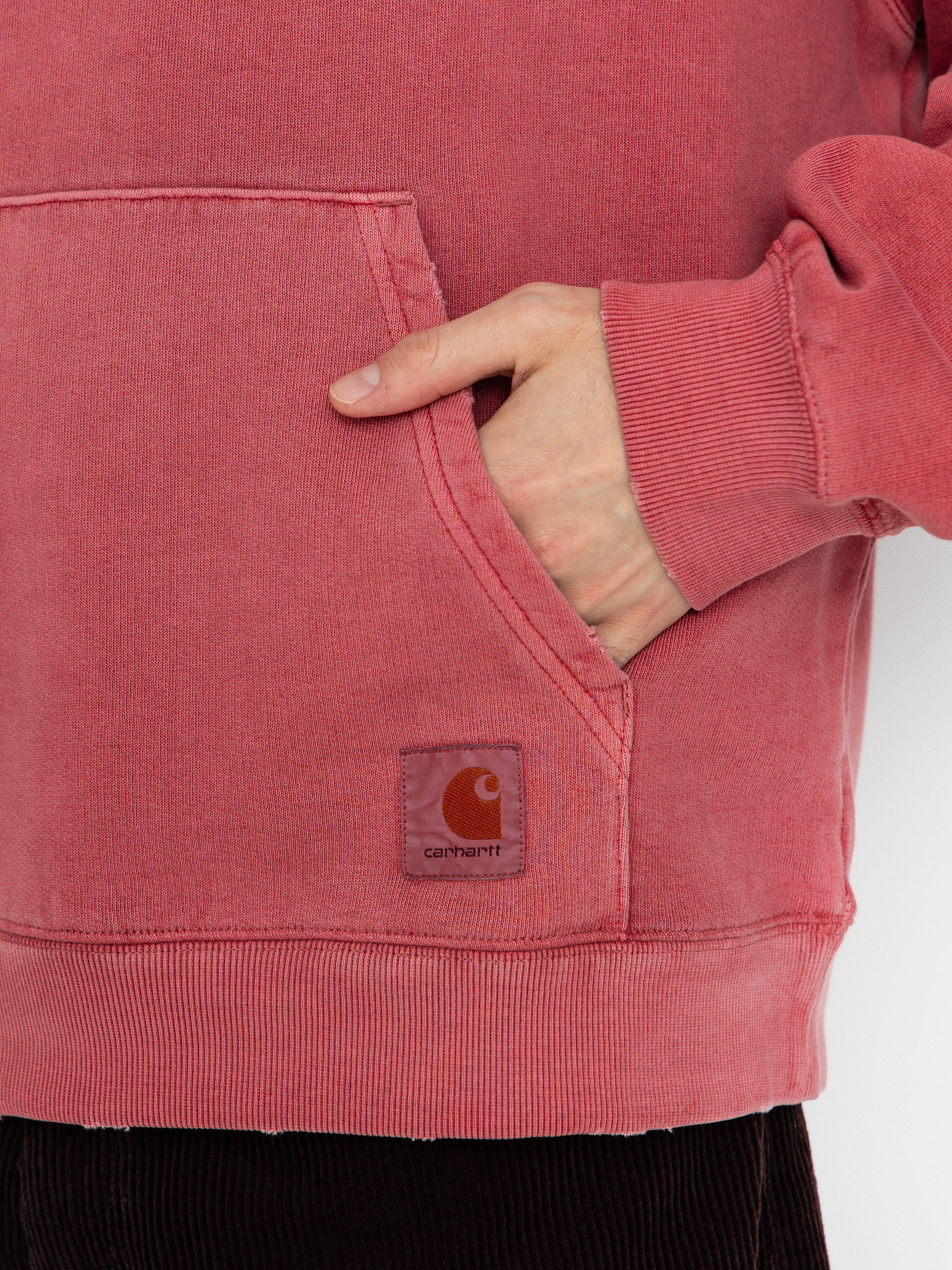 Kapucnis pulóver Carhartt WIP Torion HD (marsala)