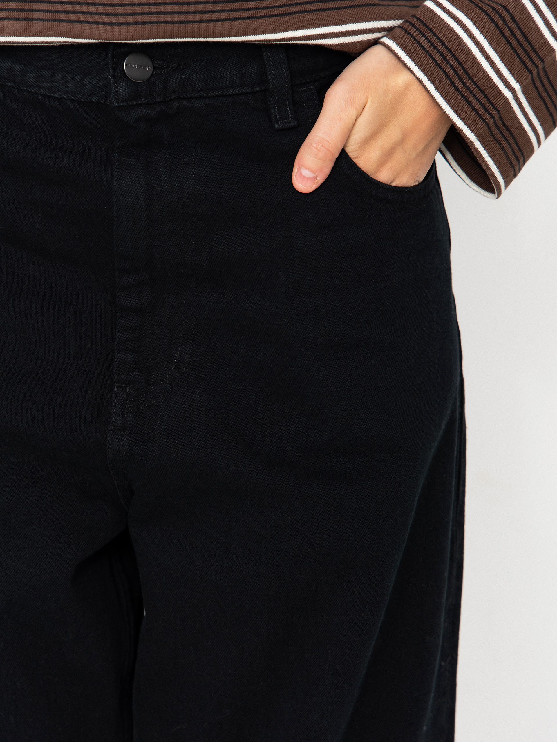 Kisnadrág Carhartt WIP Brandon Wmn (blue/midnight wash)