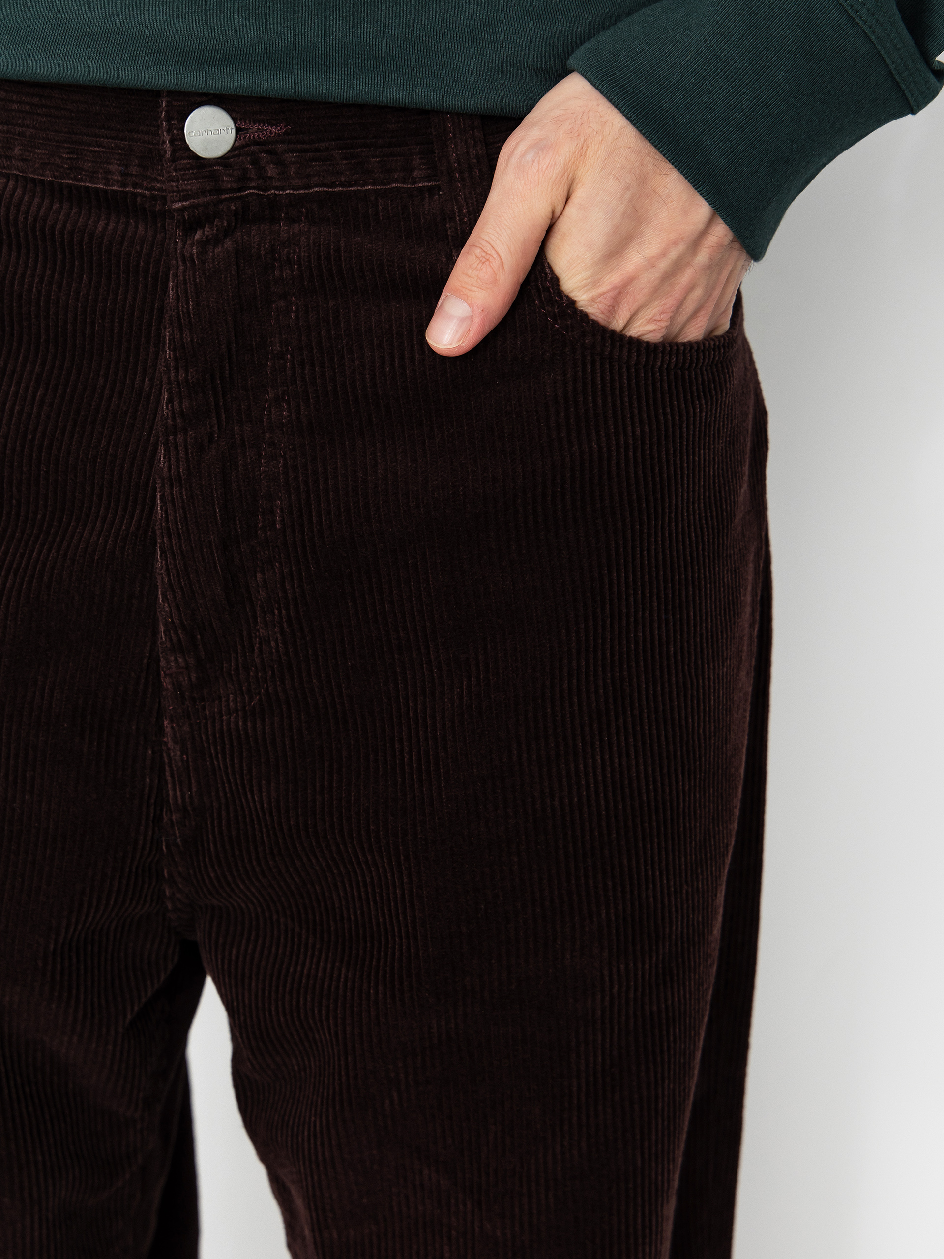 Kisnadrág Carhartt WIP Landon (palisander/rinsed)