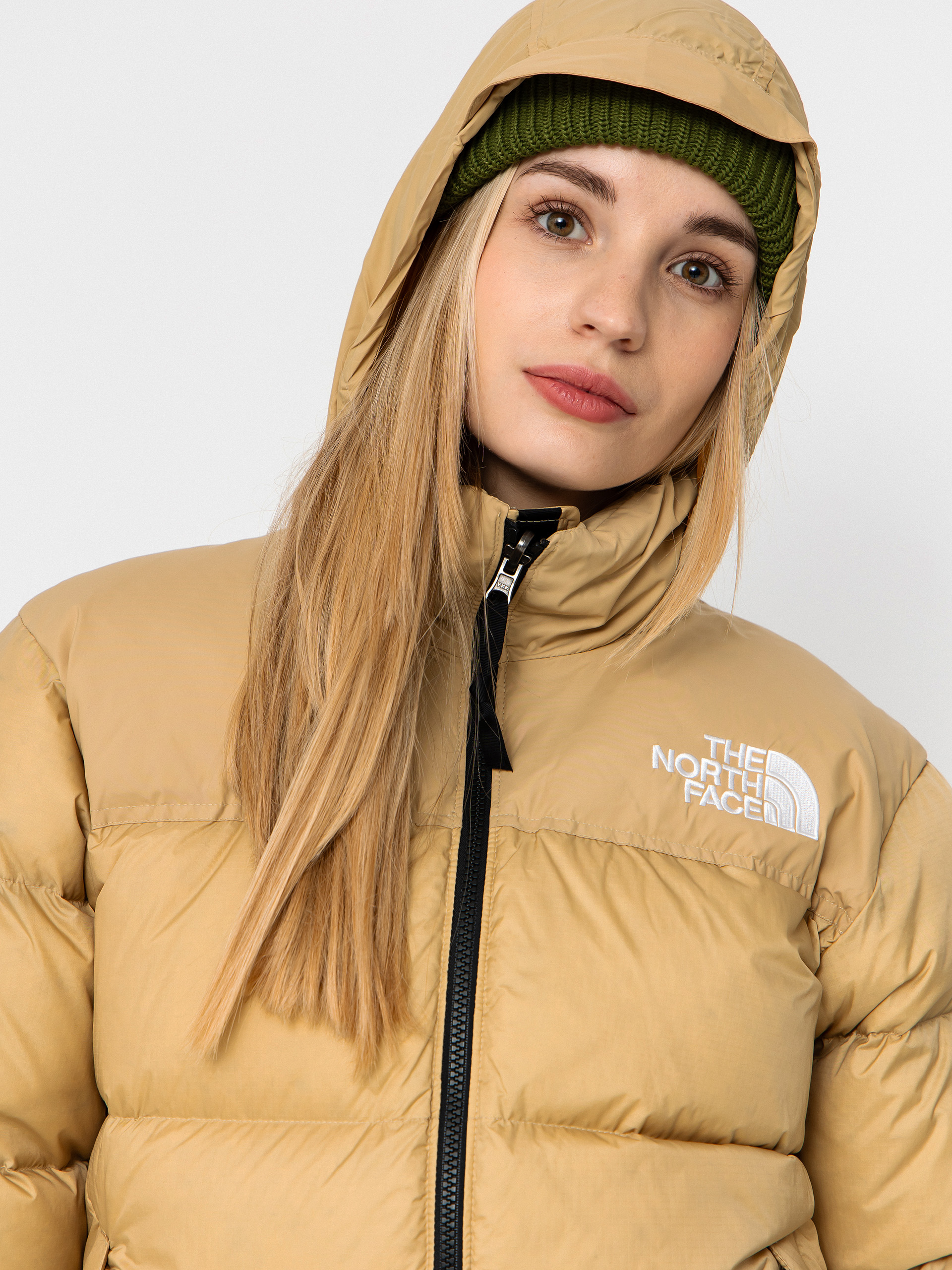Dzseki The North Face 1996 Retro Nuptse Wmn (khaki stone/r)