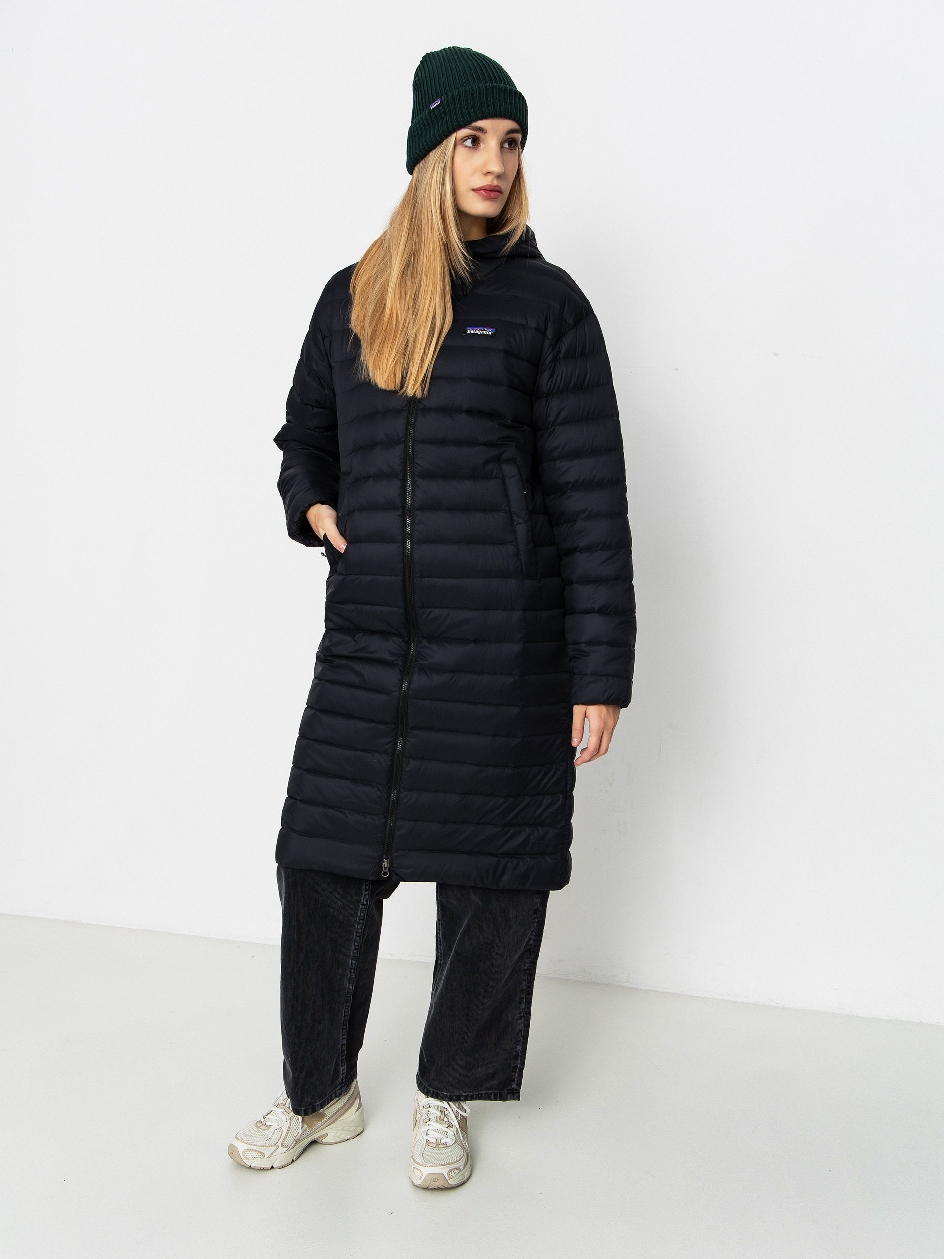 Patagonia Recycled Down Sweater Parka Dzseki Wmn (black)