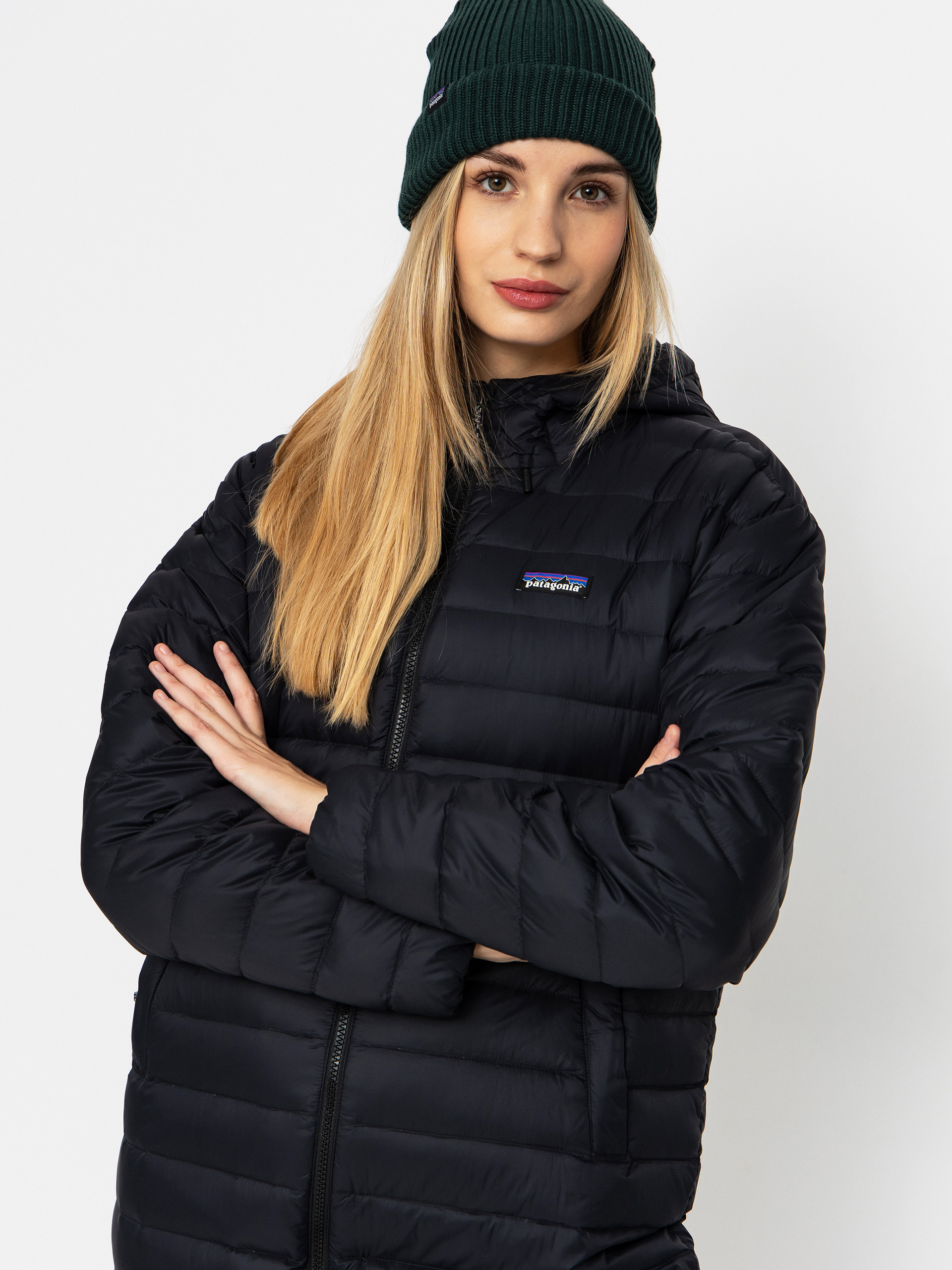 Dzseki Patagonia Recycled Down Sweater Parka Wmn (black)