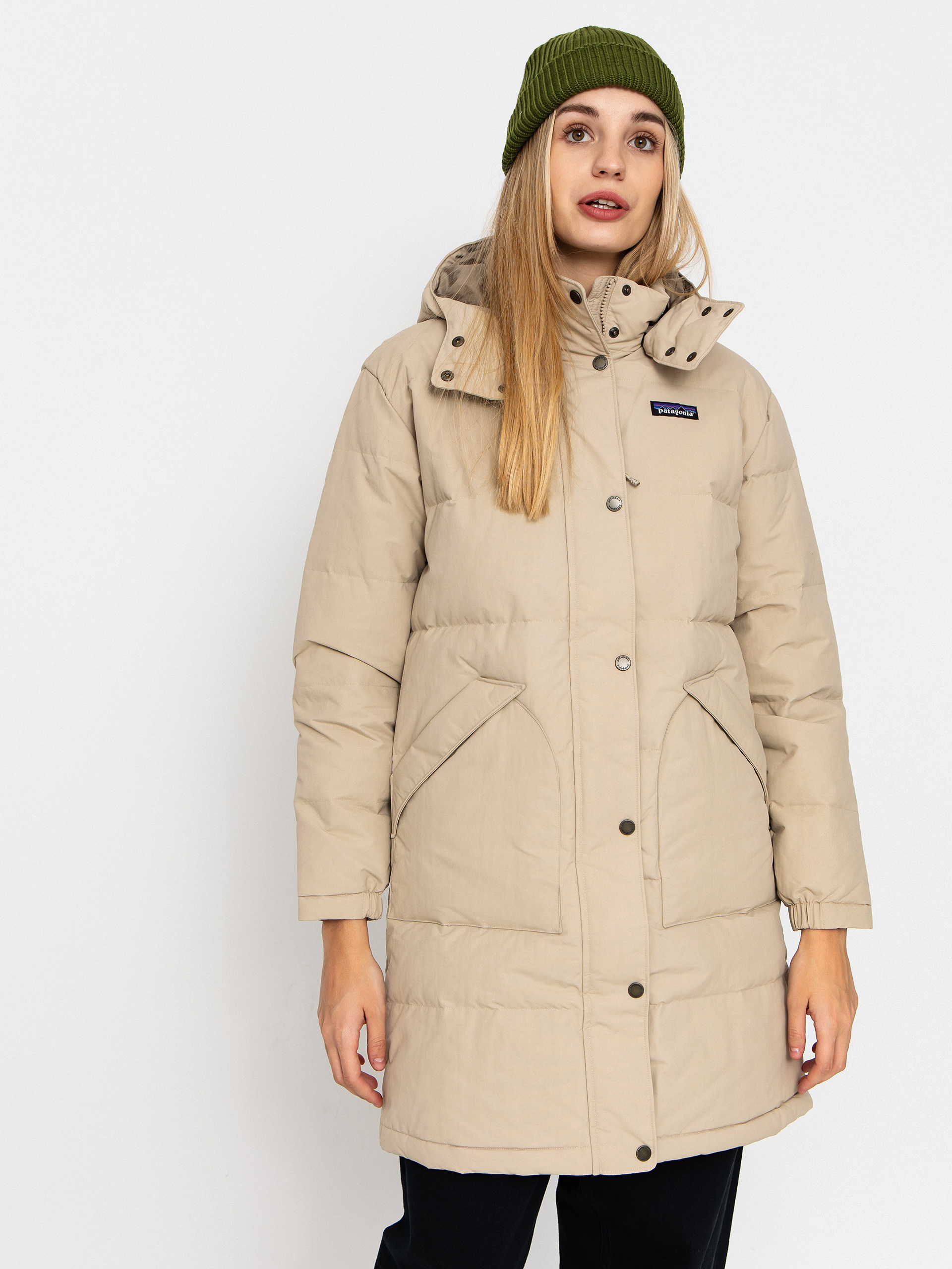 Dzseki Patagonia Downdrift Parka Wmn (oar tan)