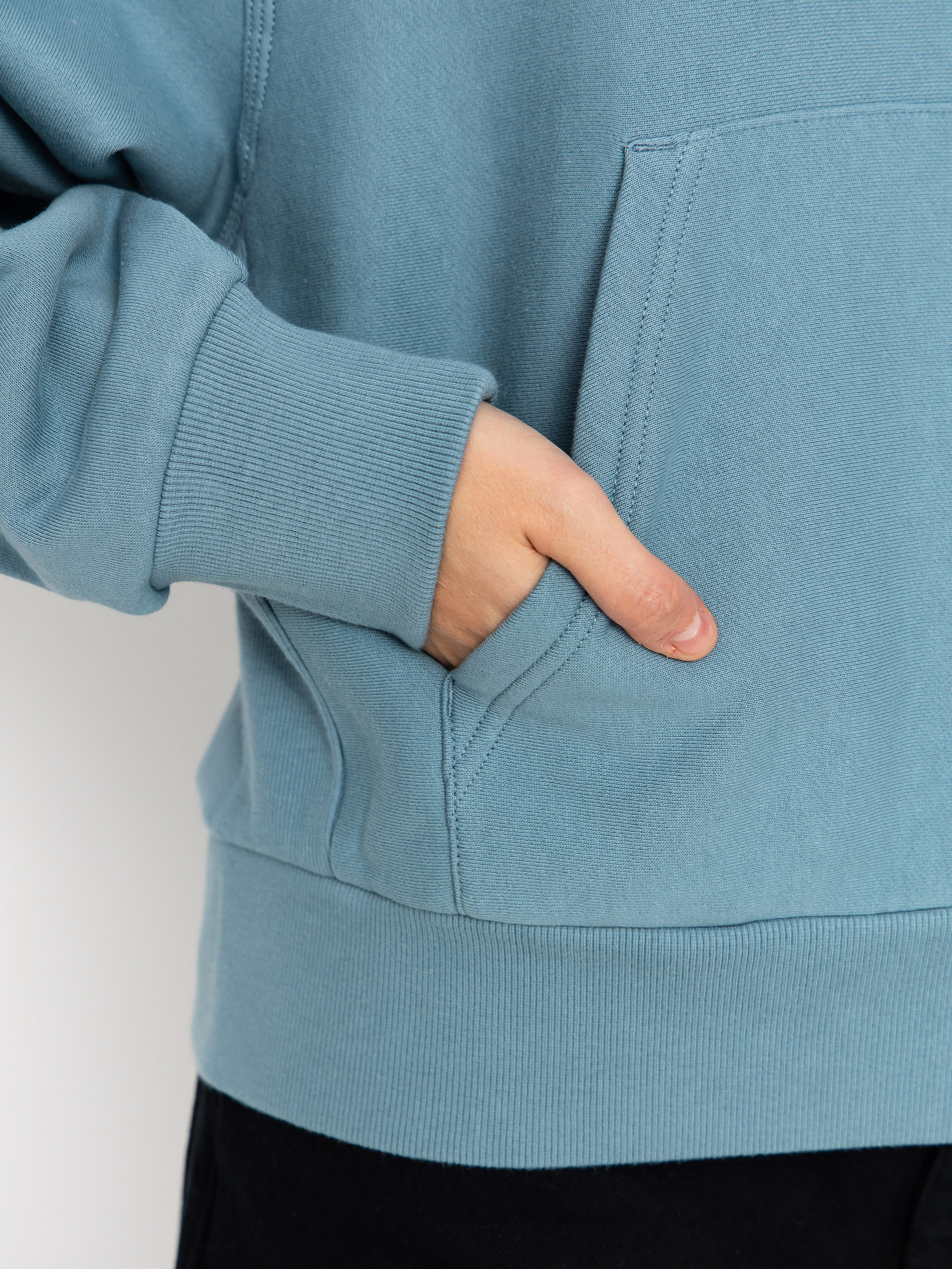 Kapucnis pulóver Carhartt WIP American Script HD Wmn (citadel)