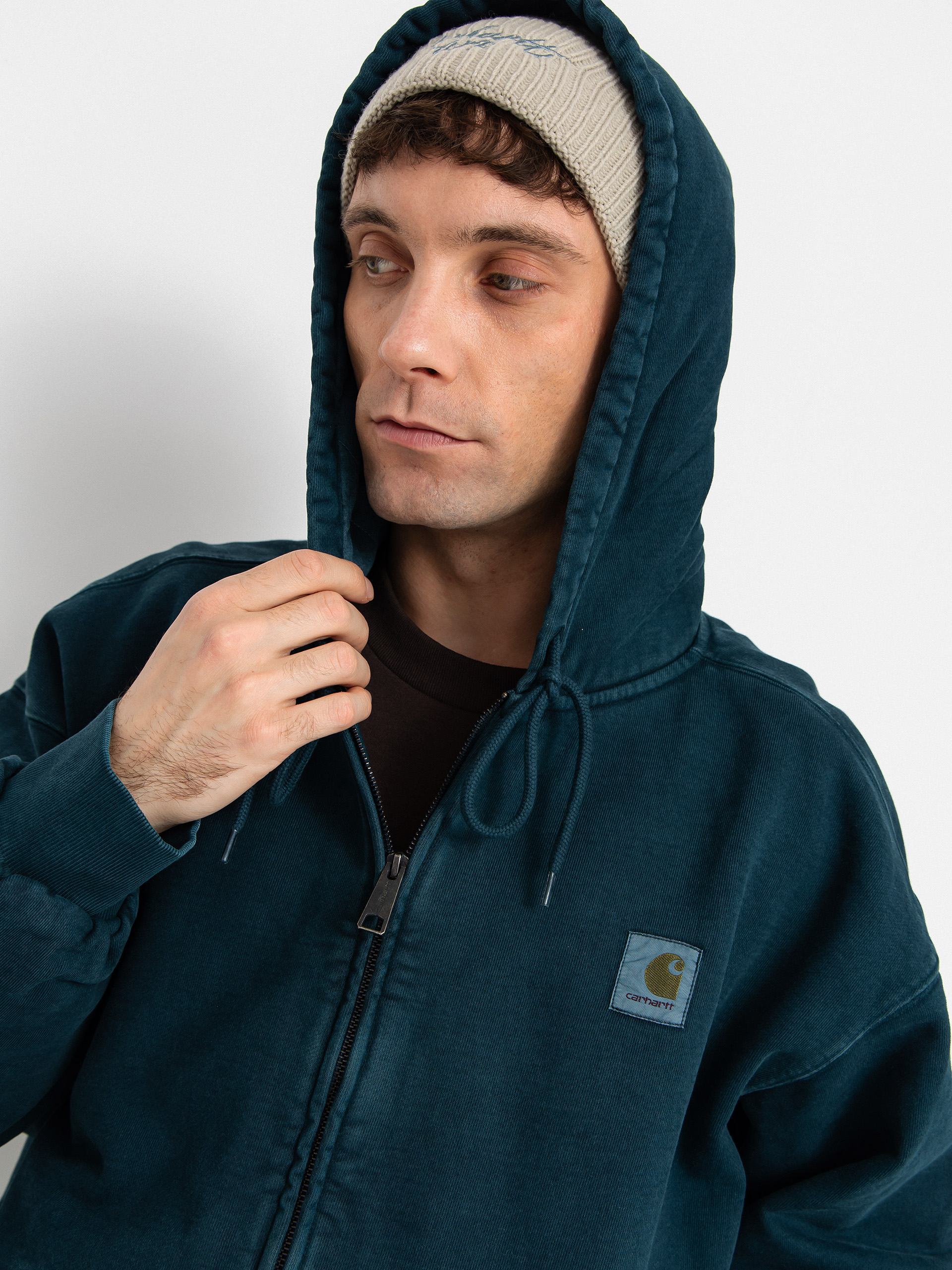 Dzseki Carhartt WIP Vista ZHD (deep lagoon/garment dyed)