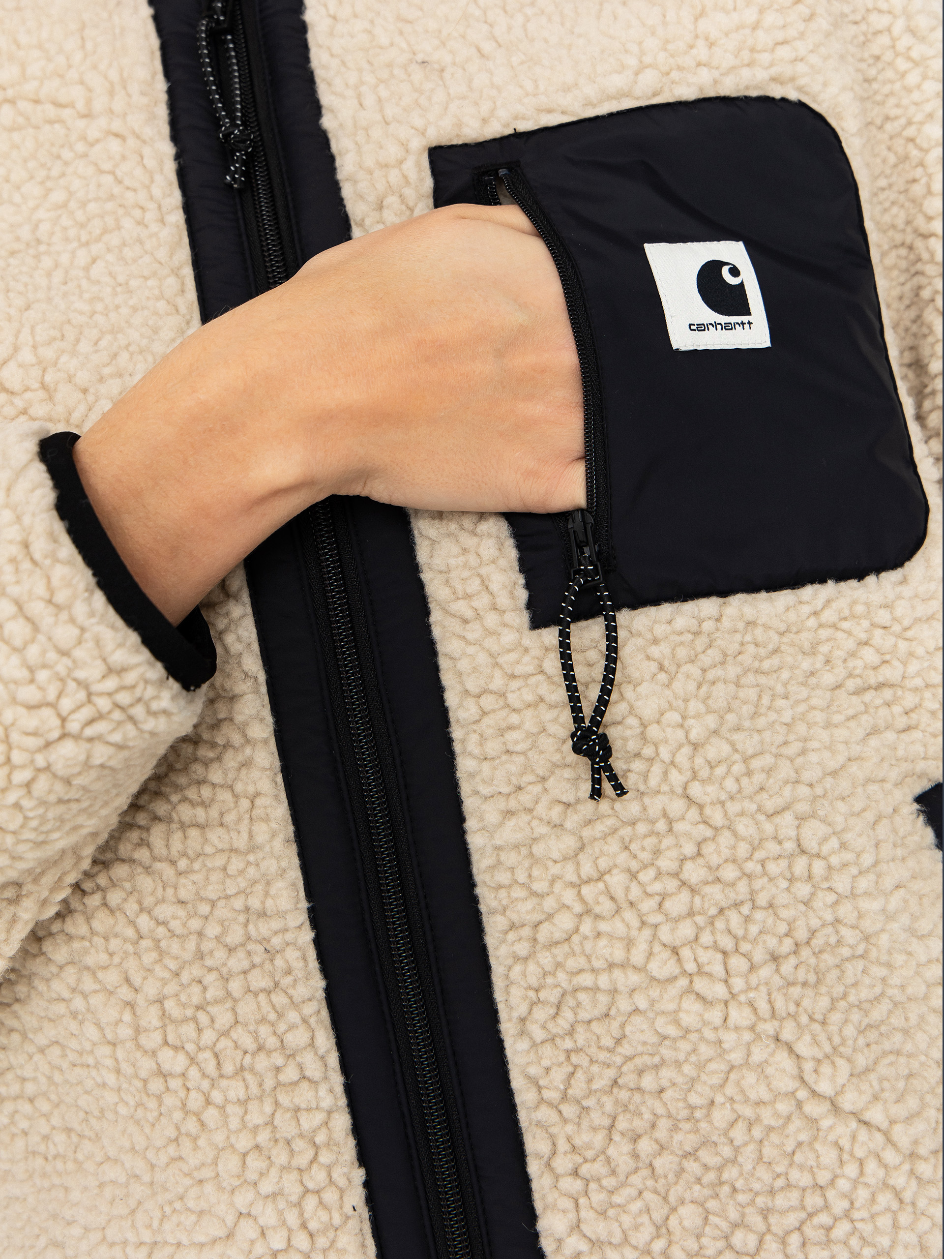 Dzseki Carhartt WIP Janet Wmn (fleur de sel/black)