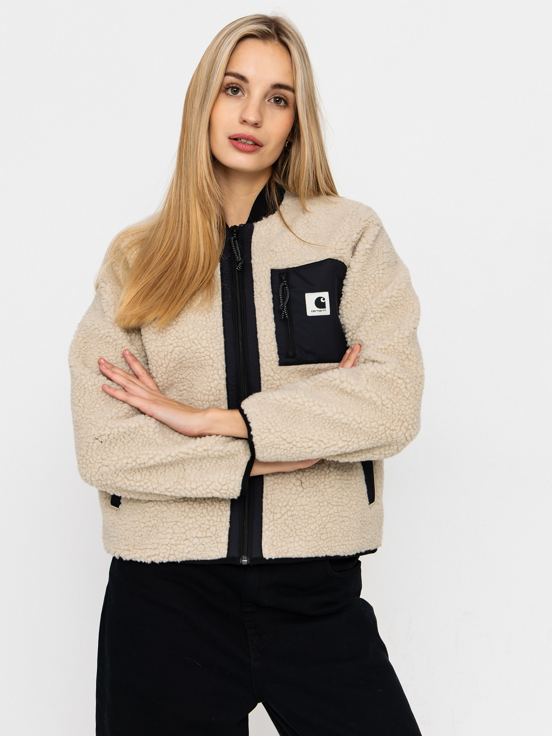 Dzseki Carhartt WIP Janet Wmn (fleur de sel/black)