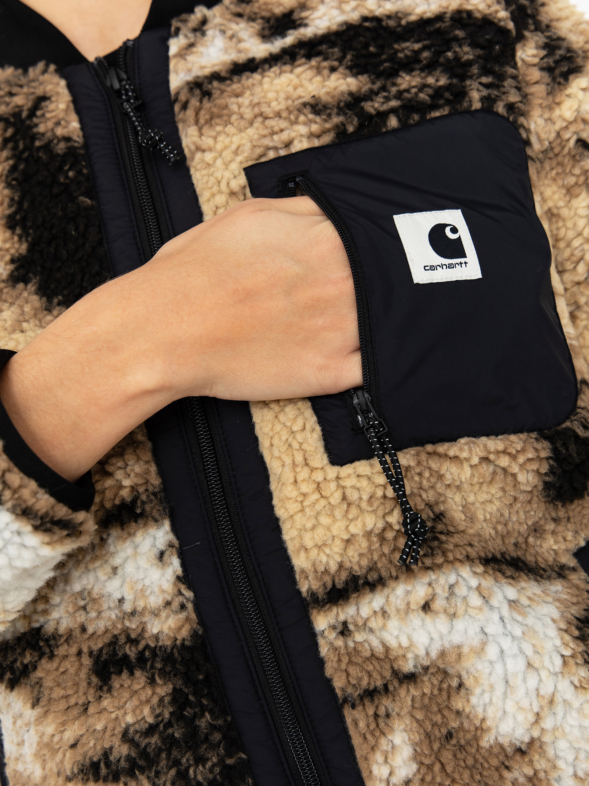 Dzseki Carhartt WIP Janet Wmn (wild dog jacquard/black)