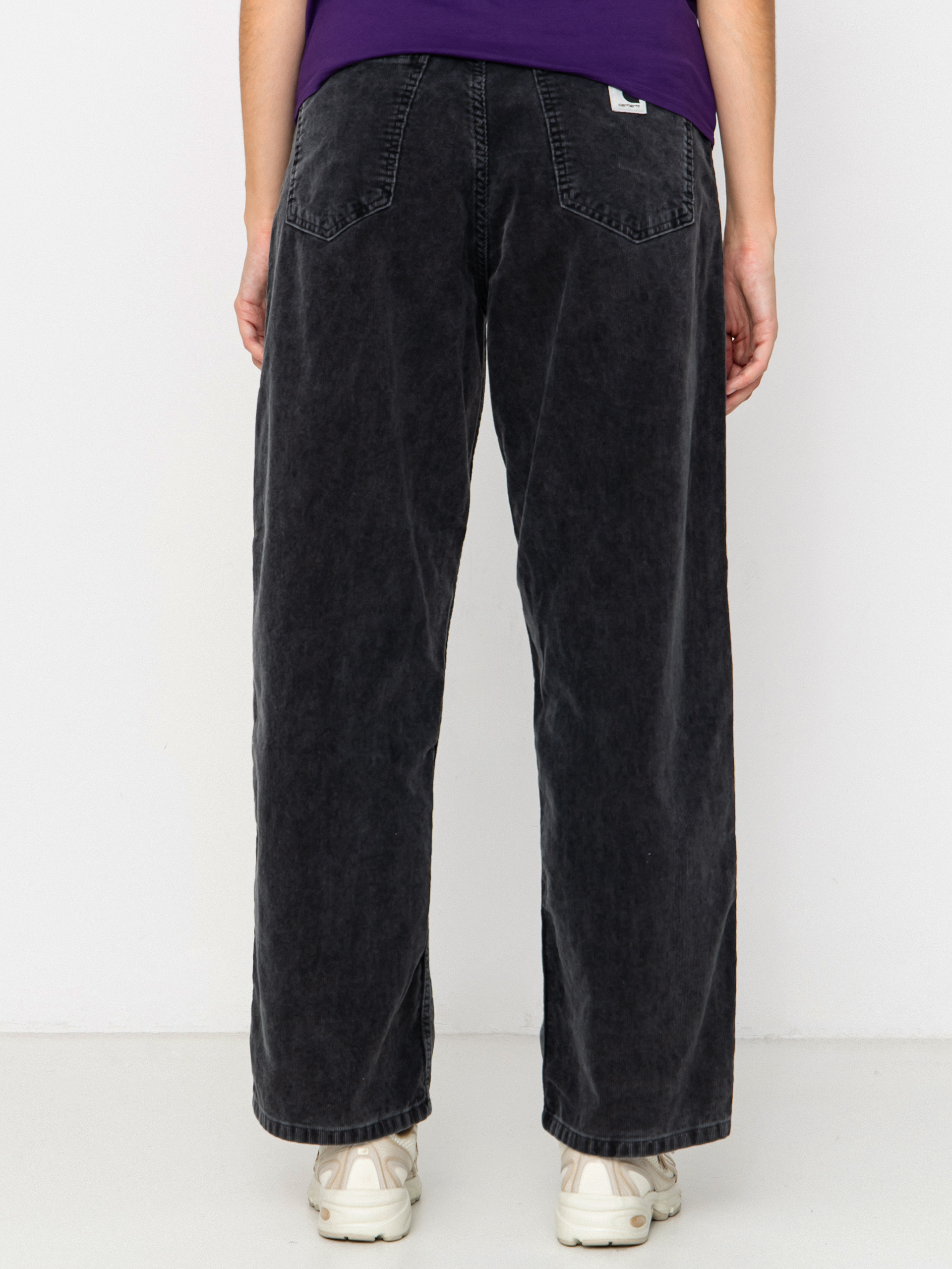 Kisnadrág Carhartt WIP Brandon Wmn (black/dusky washed)