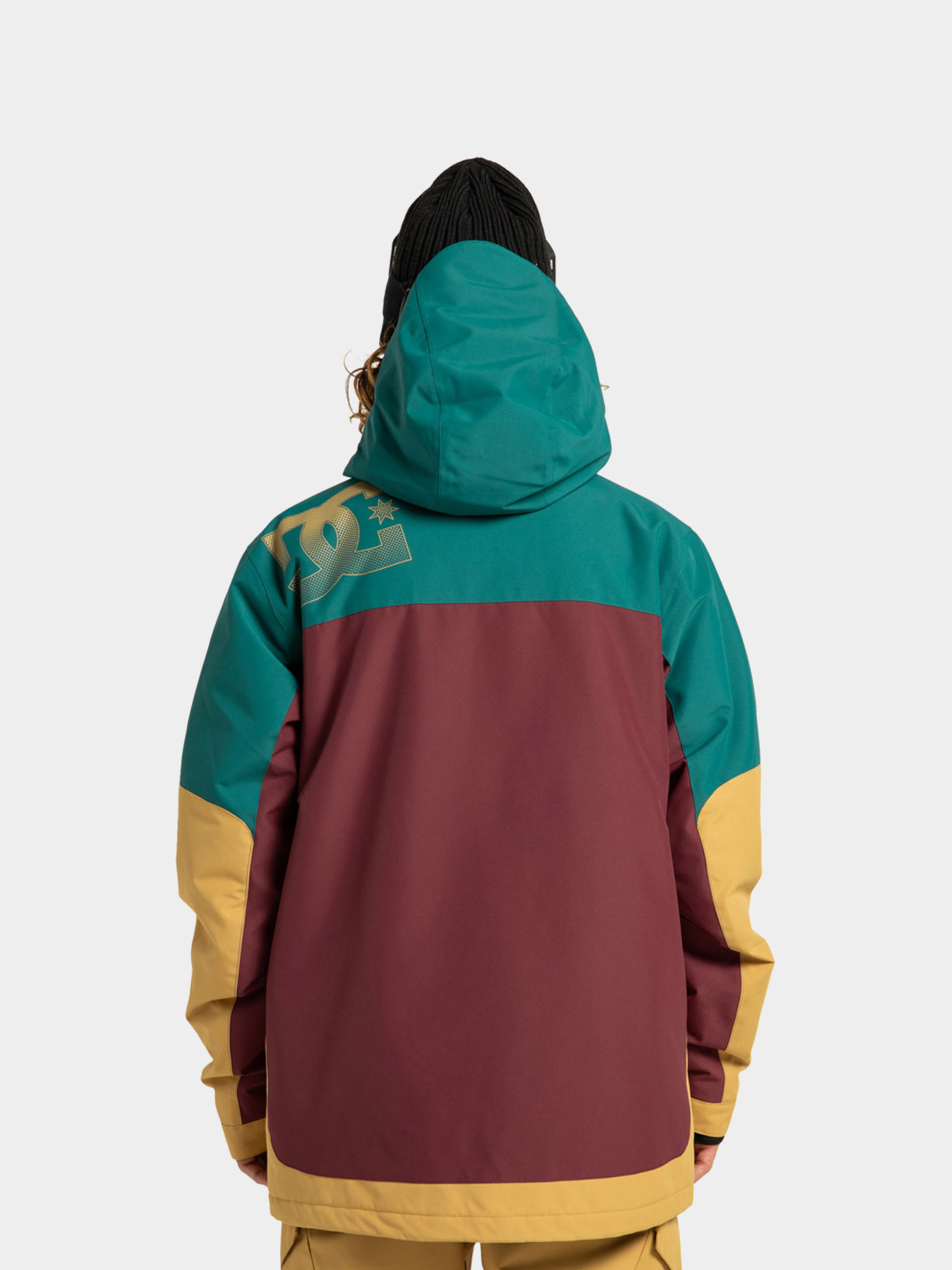 Férfi Snowboard dzseki DC Defiant (wine)