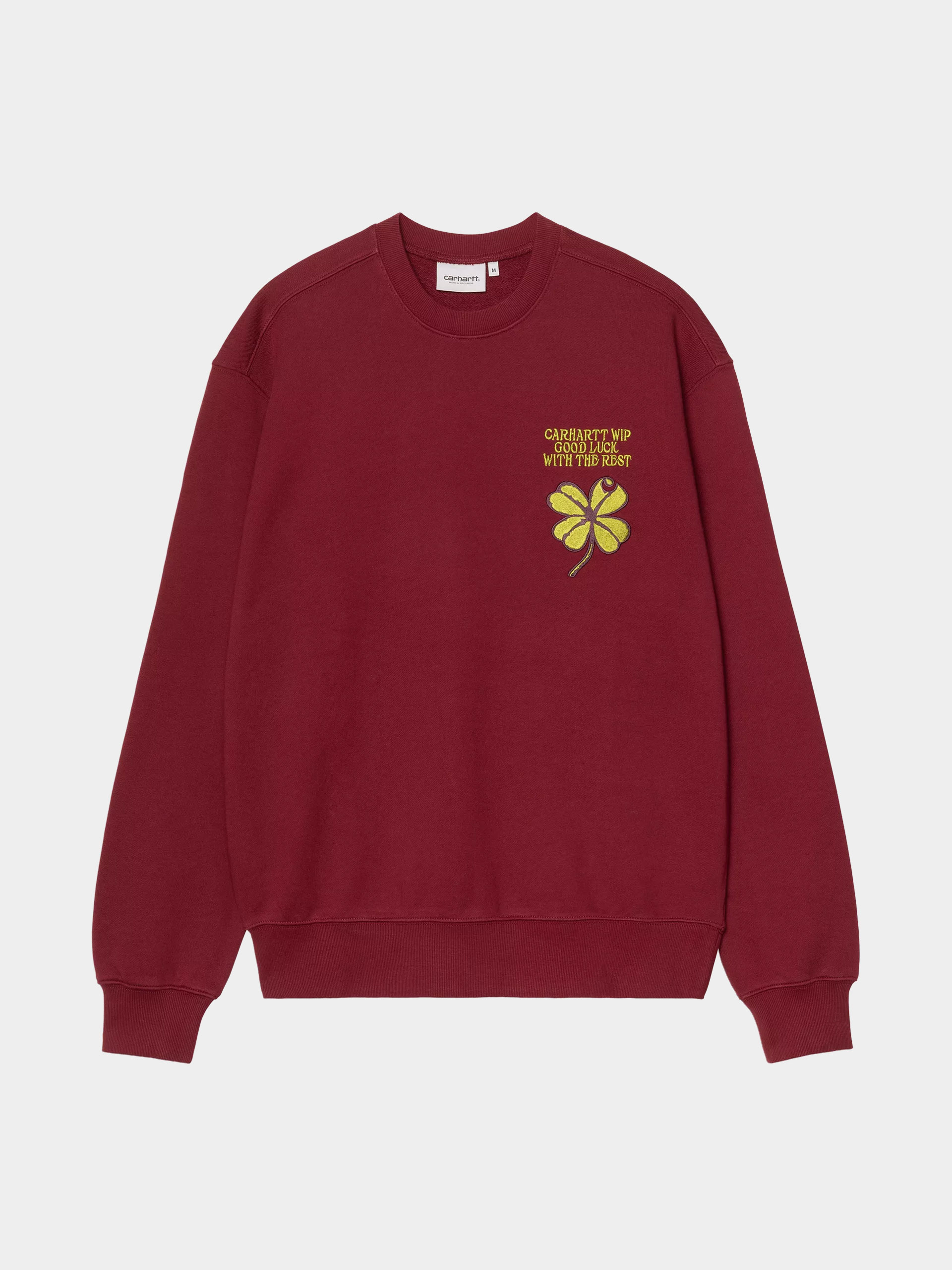 Pulu00f3ver Carhartt WIP Clover (marsala)