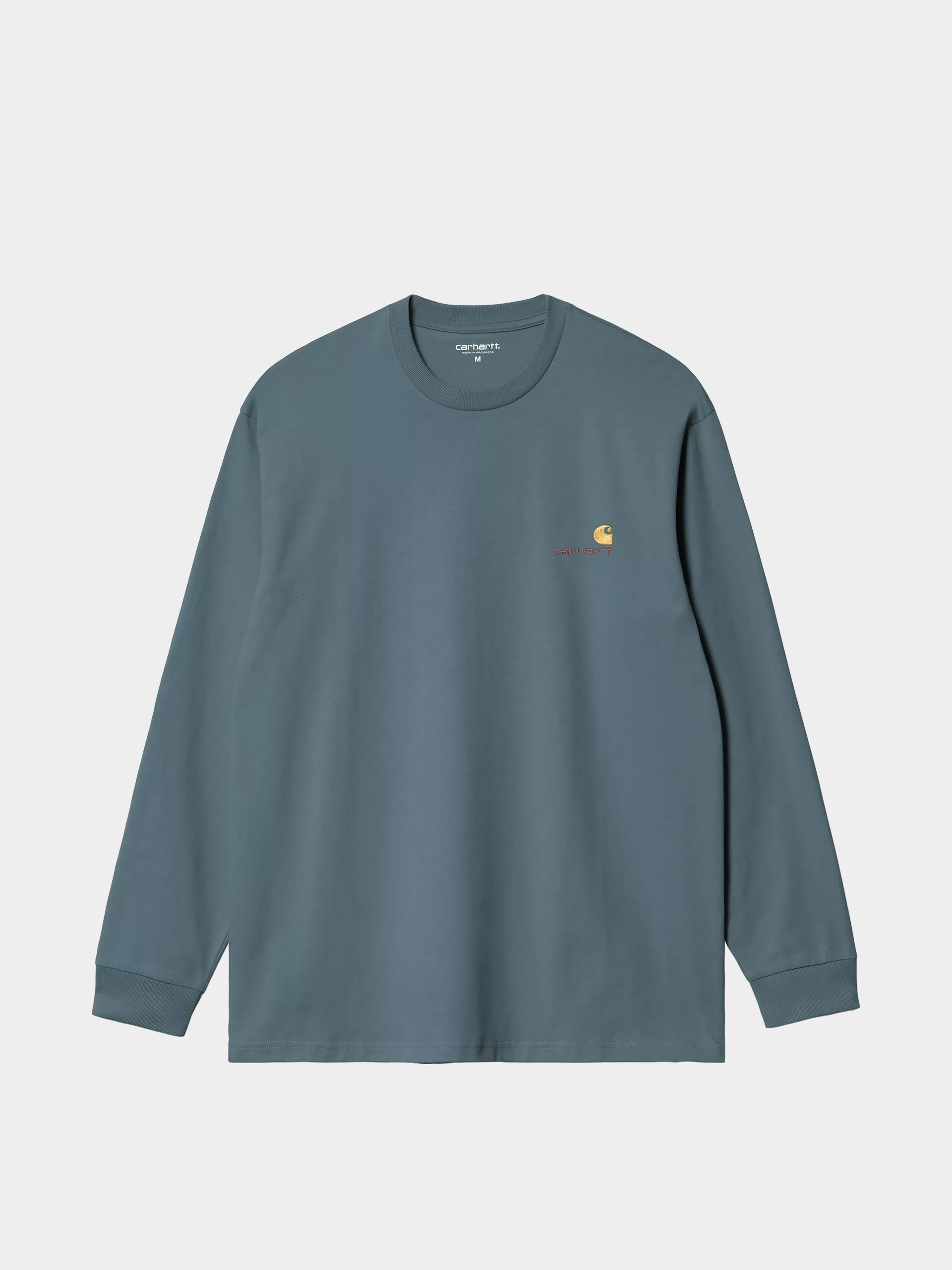 Hosszu00fa ujju00fa felsu0151 Carhartt WIP American Script (office blue)