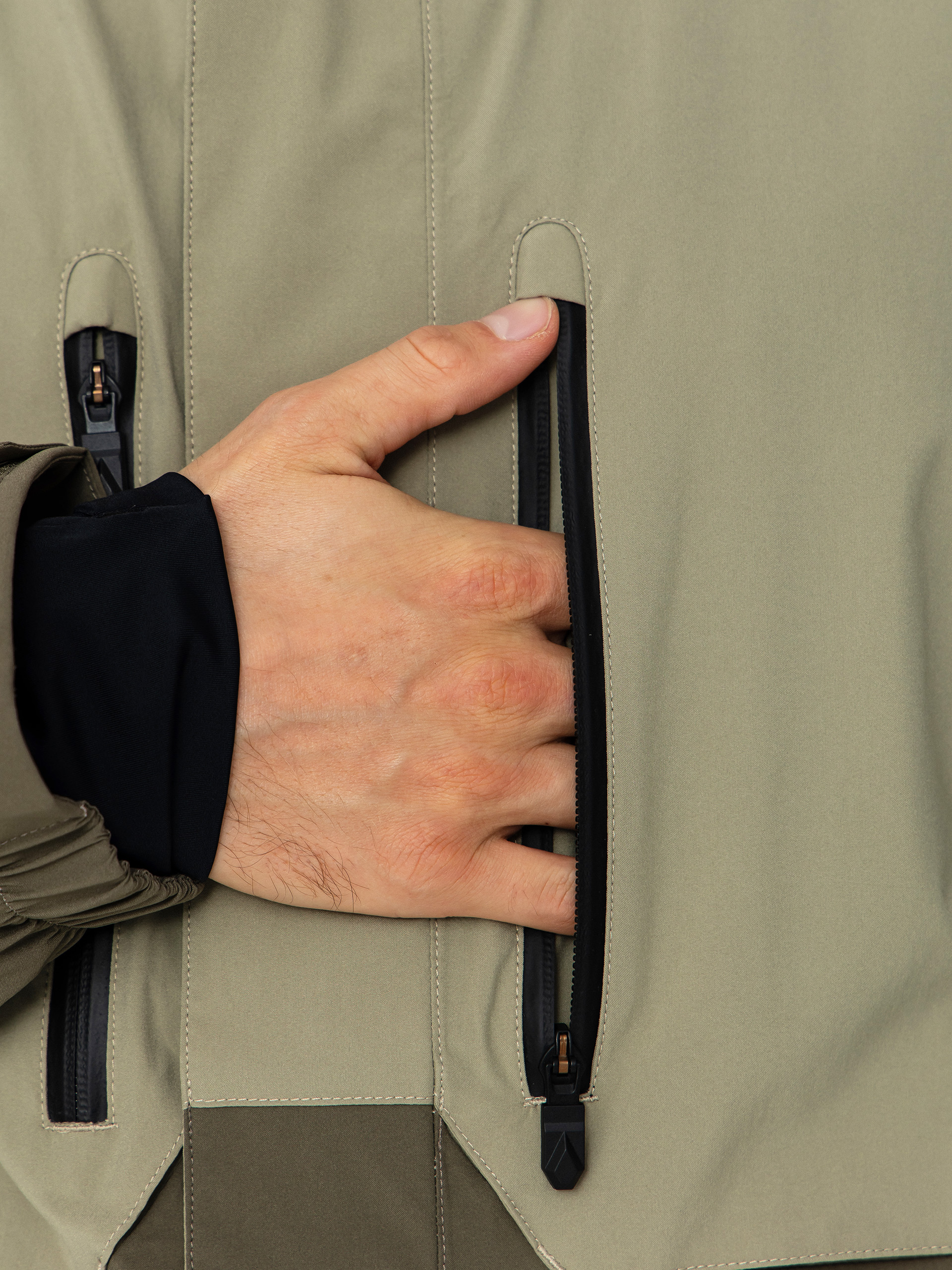 Férfi Snowboard dzseki Volcom Rnge Stretch 30K (moss green)